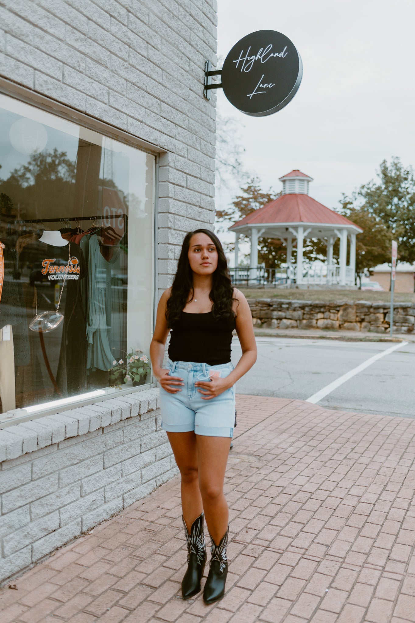 Black Bodice Knit Tank