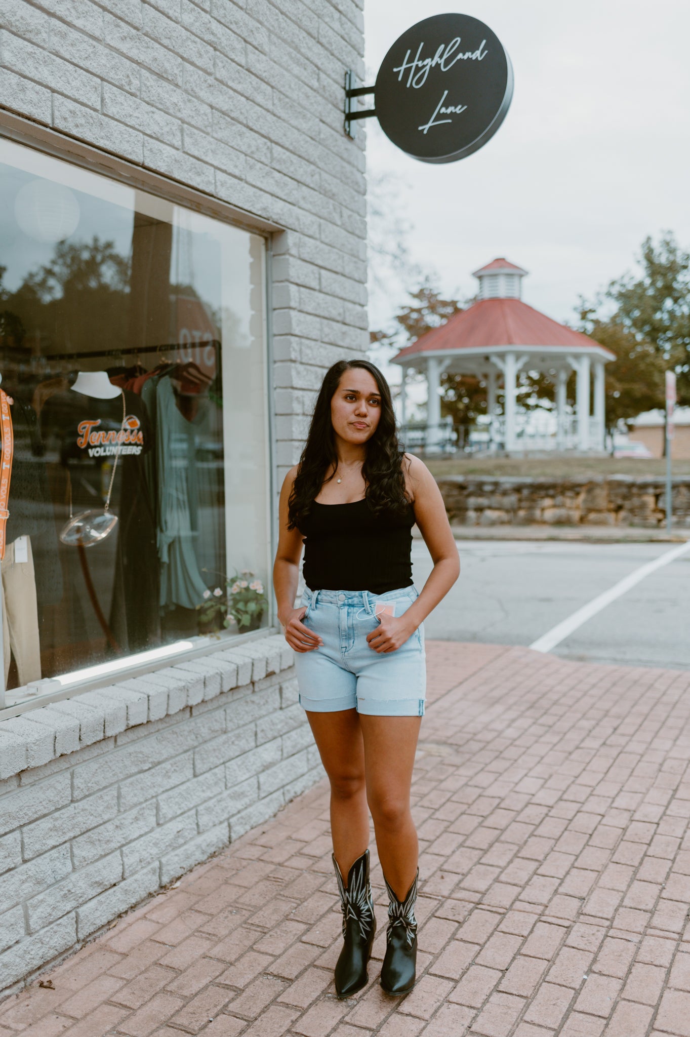 Black Bodice Knit Tank