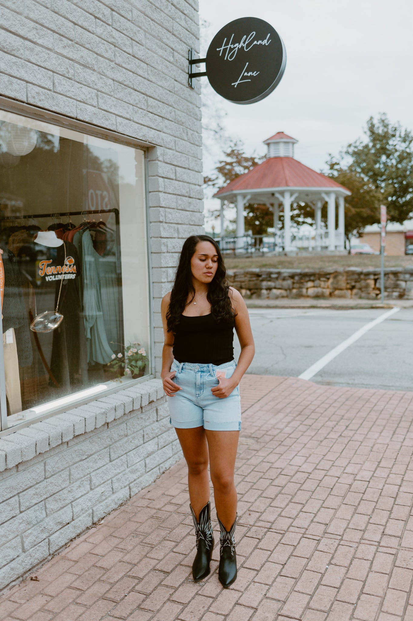 Black Bodice Knit Tank
