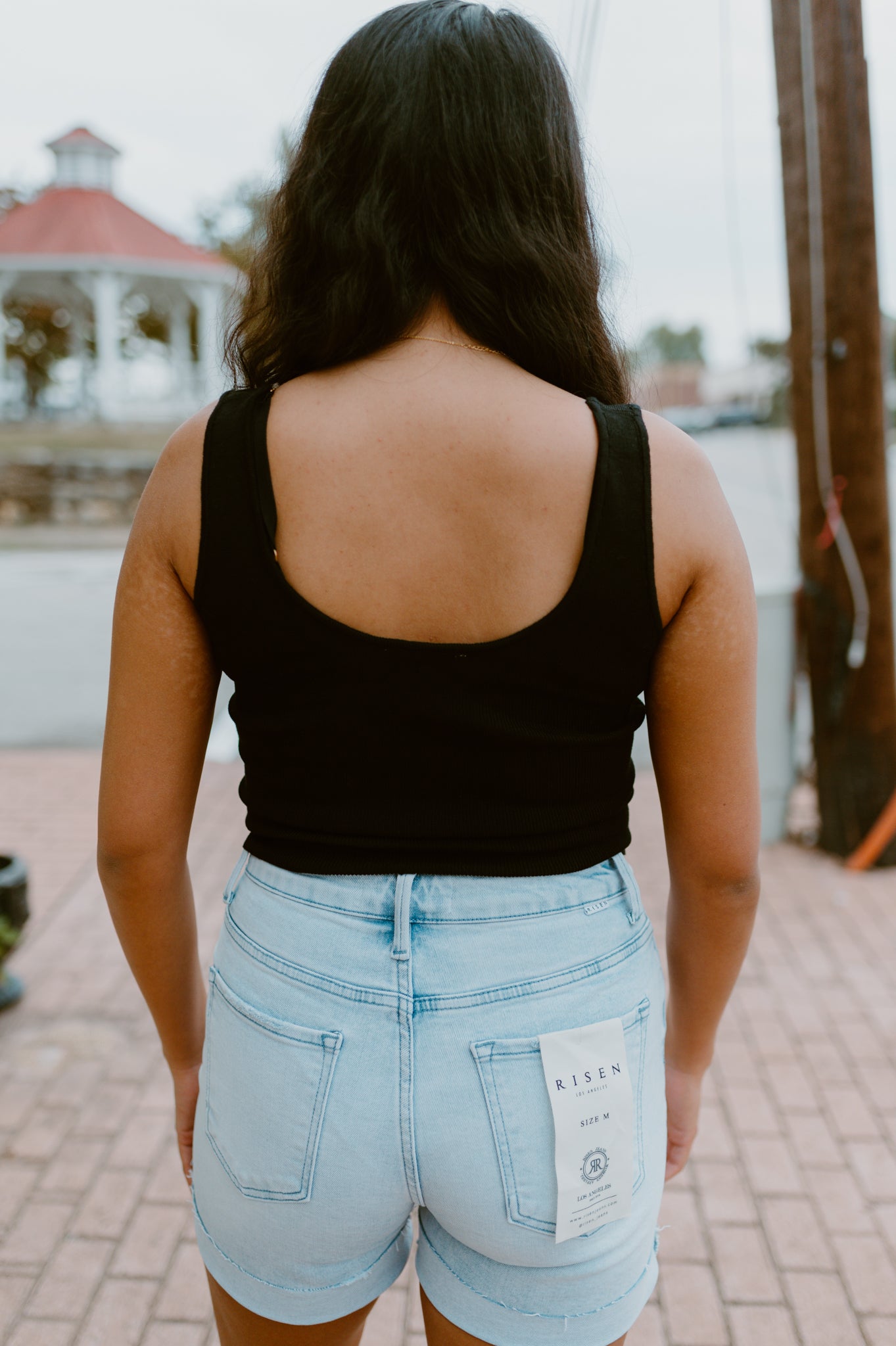 Black Bodice Knit Tank
