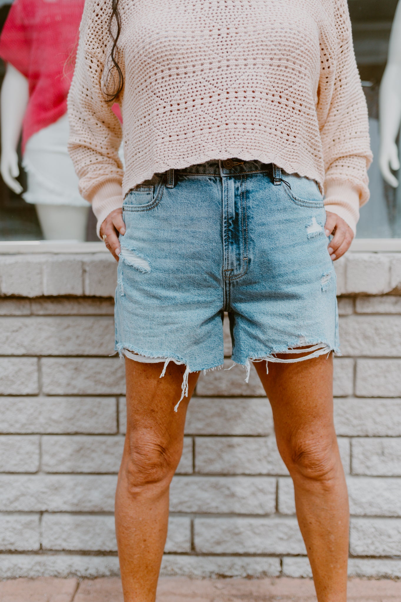 Hidden Sophie Denim Shorts Medium Wash