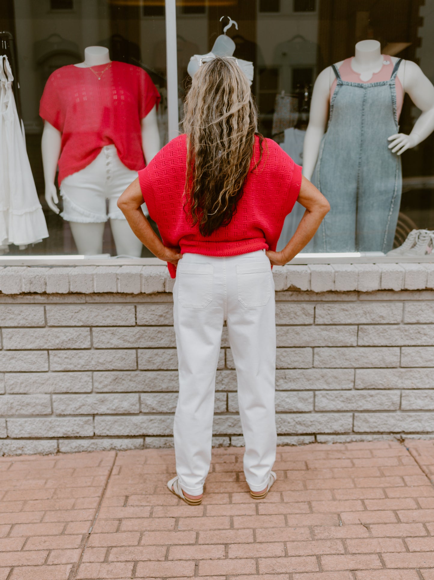 Judy Blue High Waist White Jogger