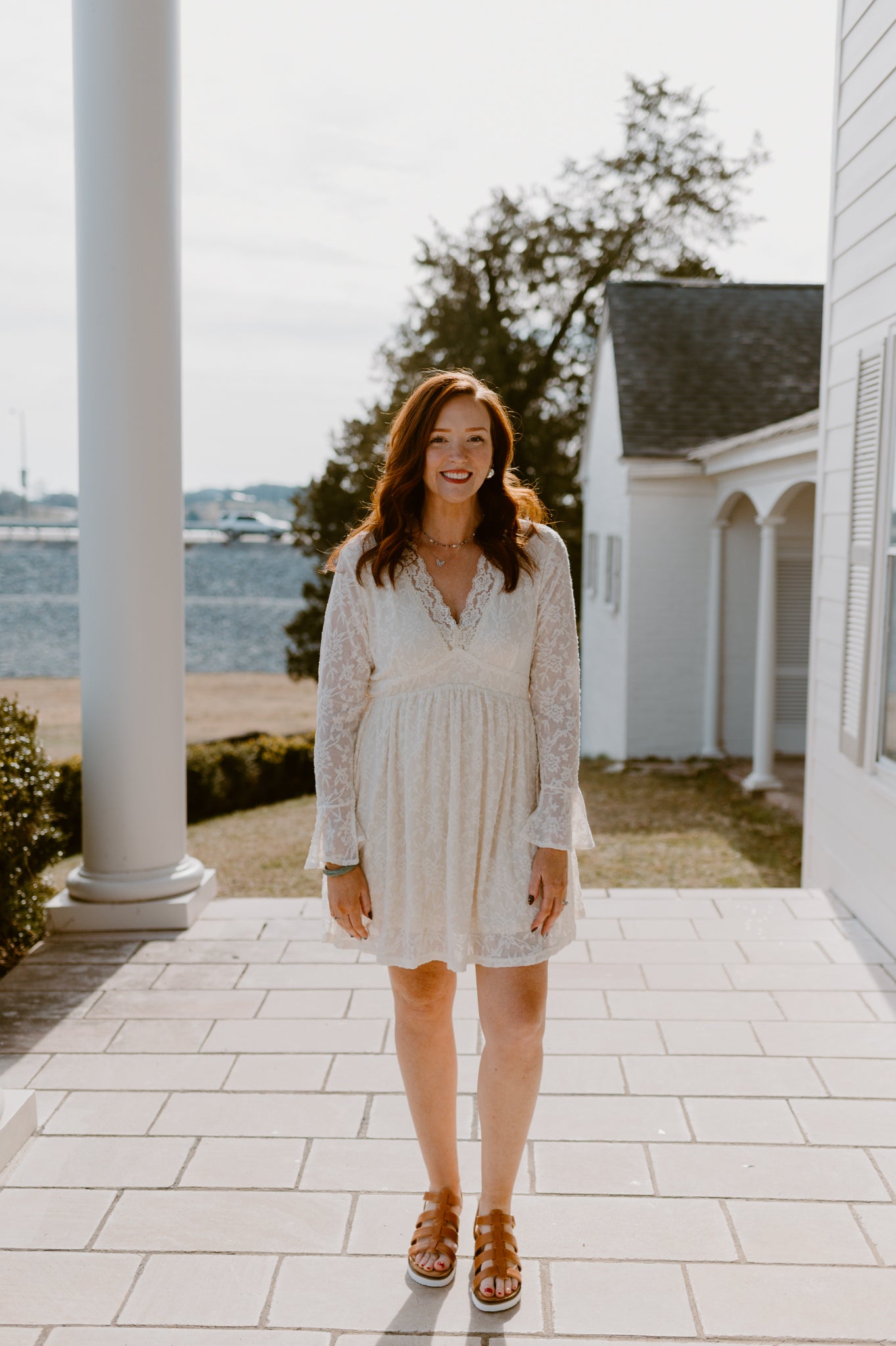 Ivory Lace Mommy & Me Dress - Women: Women's Medium