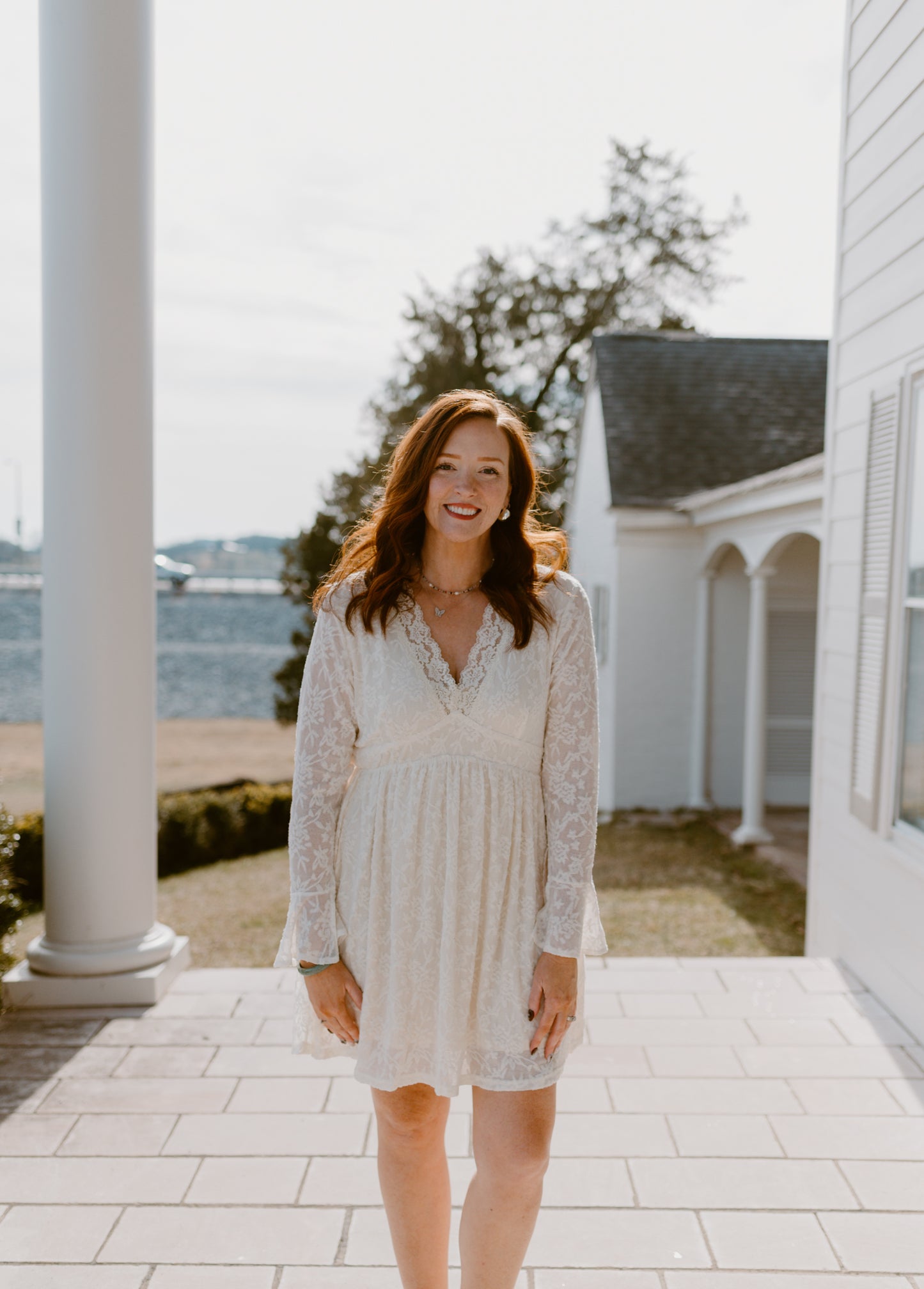 Ivory Lace Mommy & Me Dress - Women: Women's Small