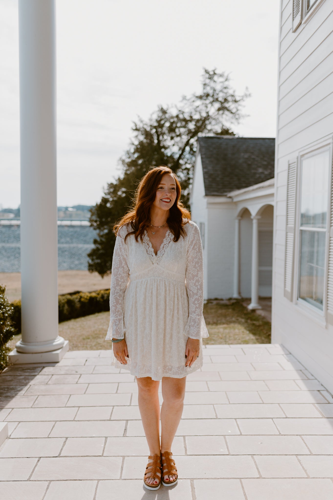 Ivory Lace Mommy & Me Dress - Women: Women's Small