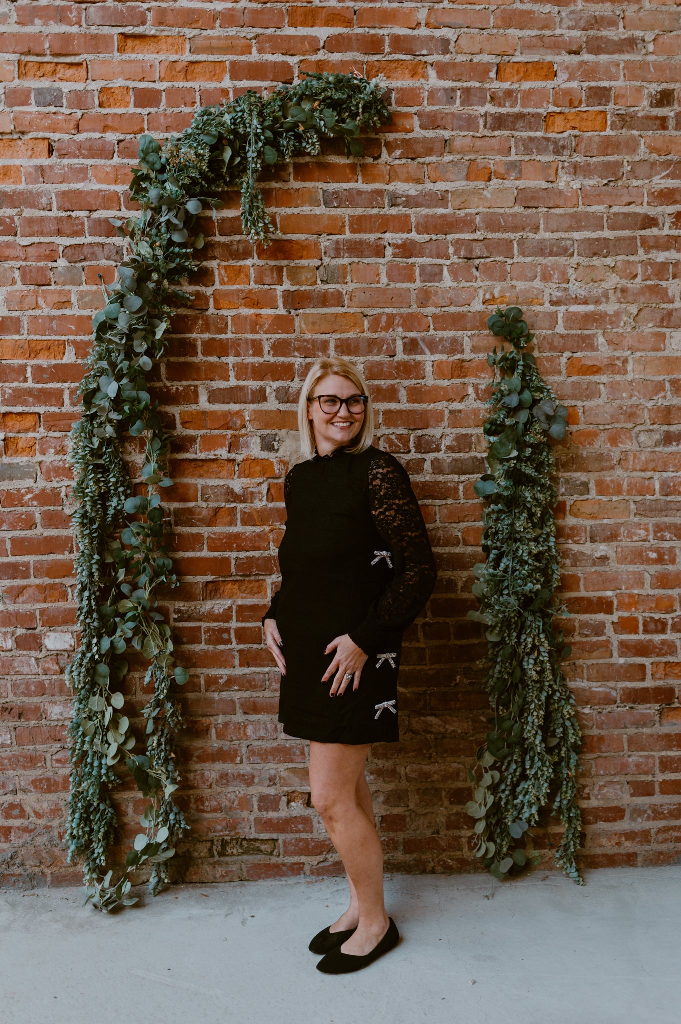Truly Me Black Tweed Mini Shift Dress