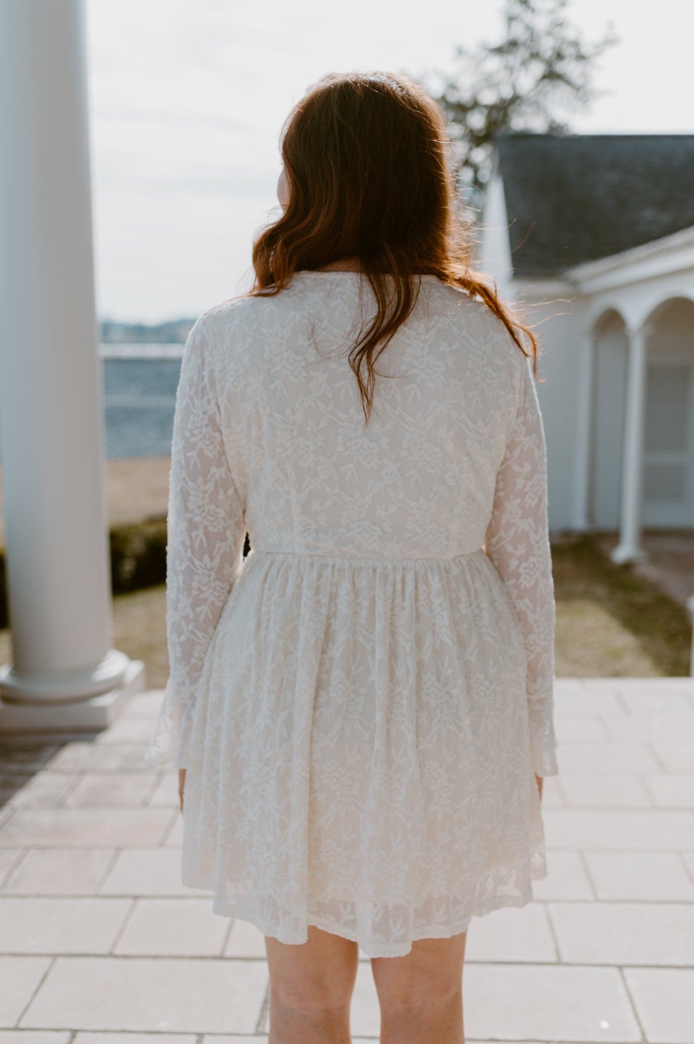 Ivory Lace Mommy & Me Dress - Women: Women's Small