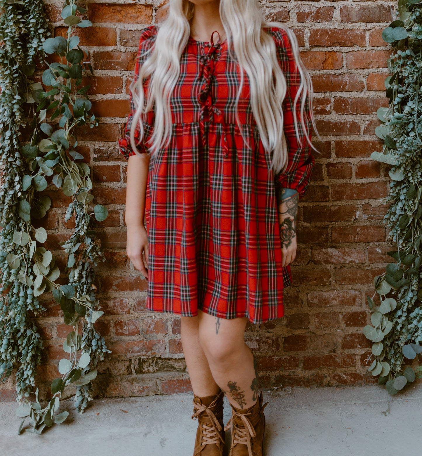 Babydoll Bow Mini Dress