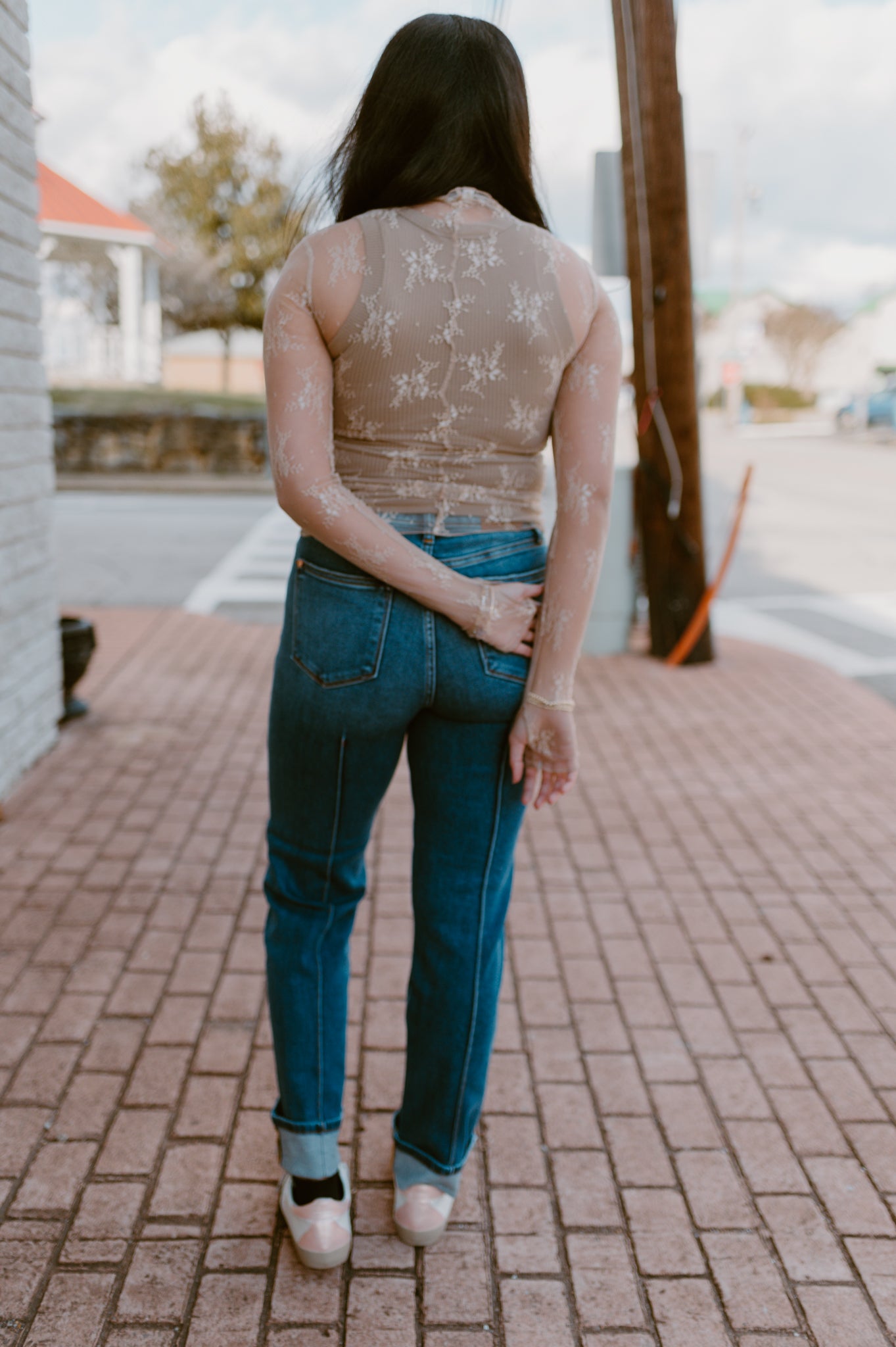 Judy Blue Straight Fit High Waist Cuffed