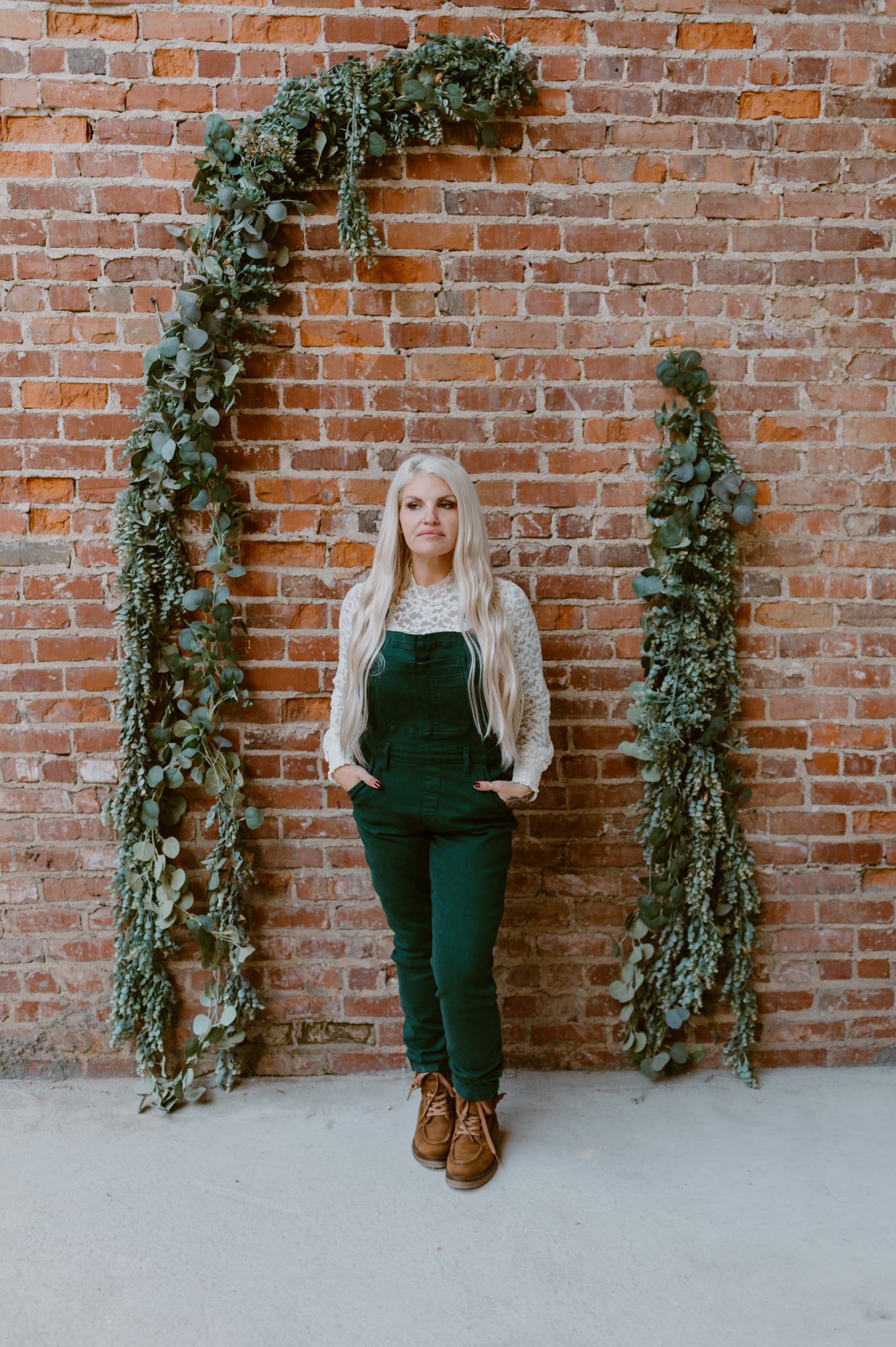 Judy Blue Overalls-Forest Green