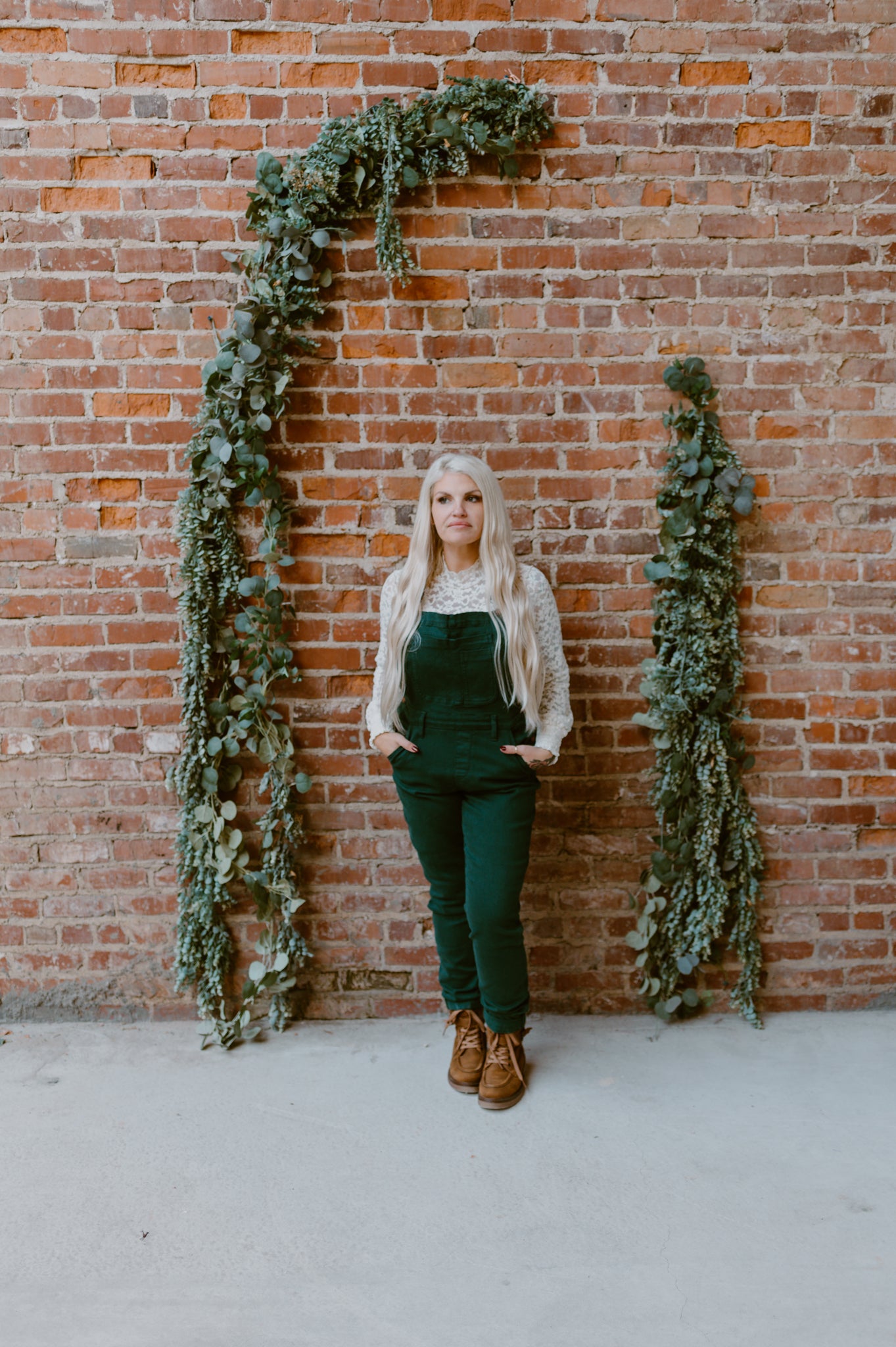 Judy Blue Overalls-Forest Green