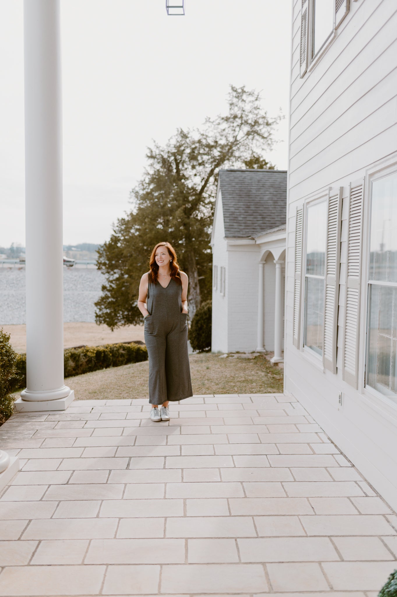 The Olivia Wide Leg Romper| Black