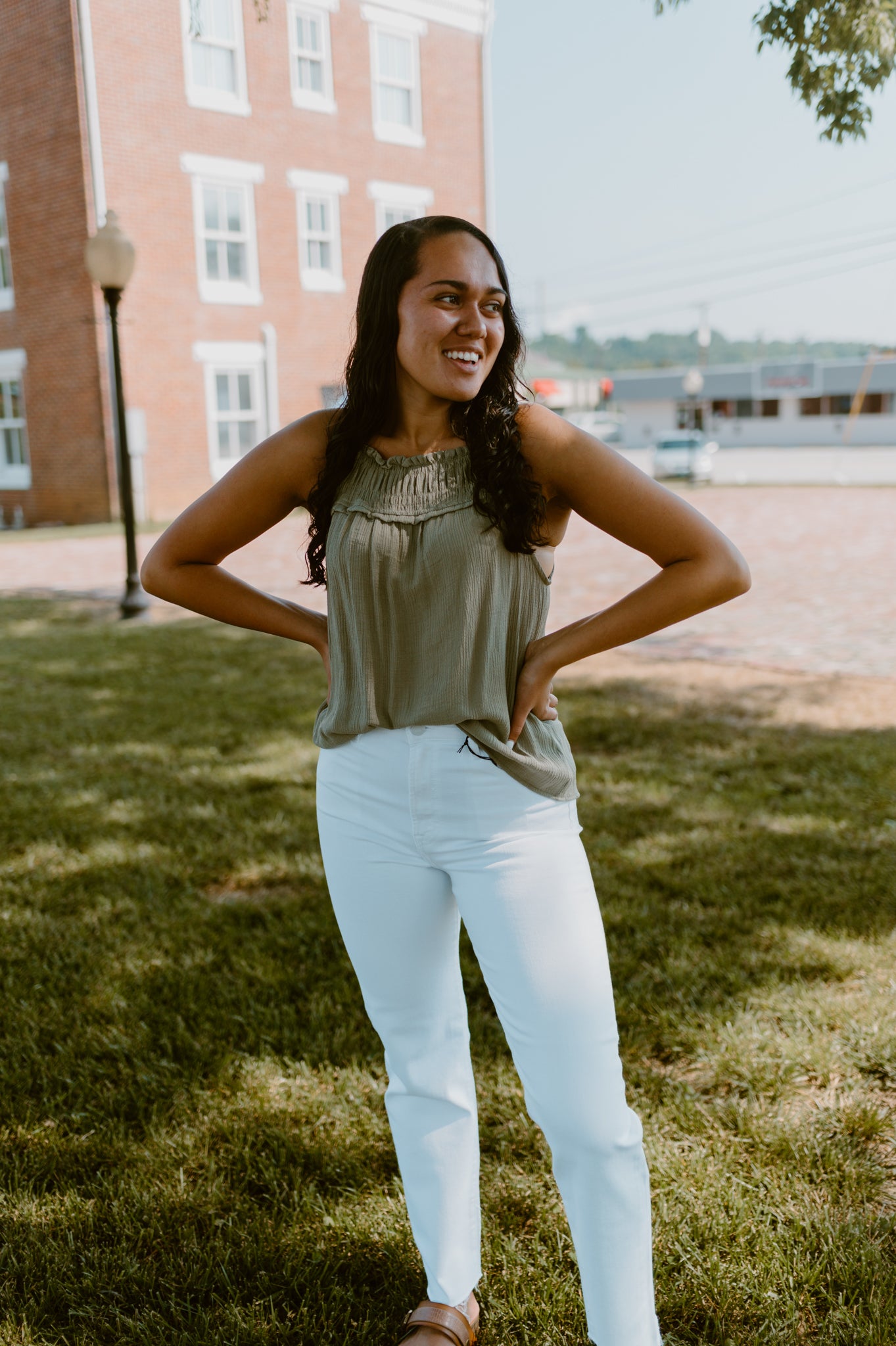 The Smocked Halter Tank Top