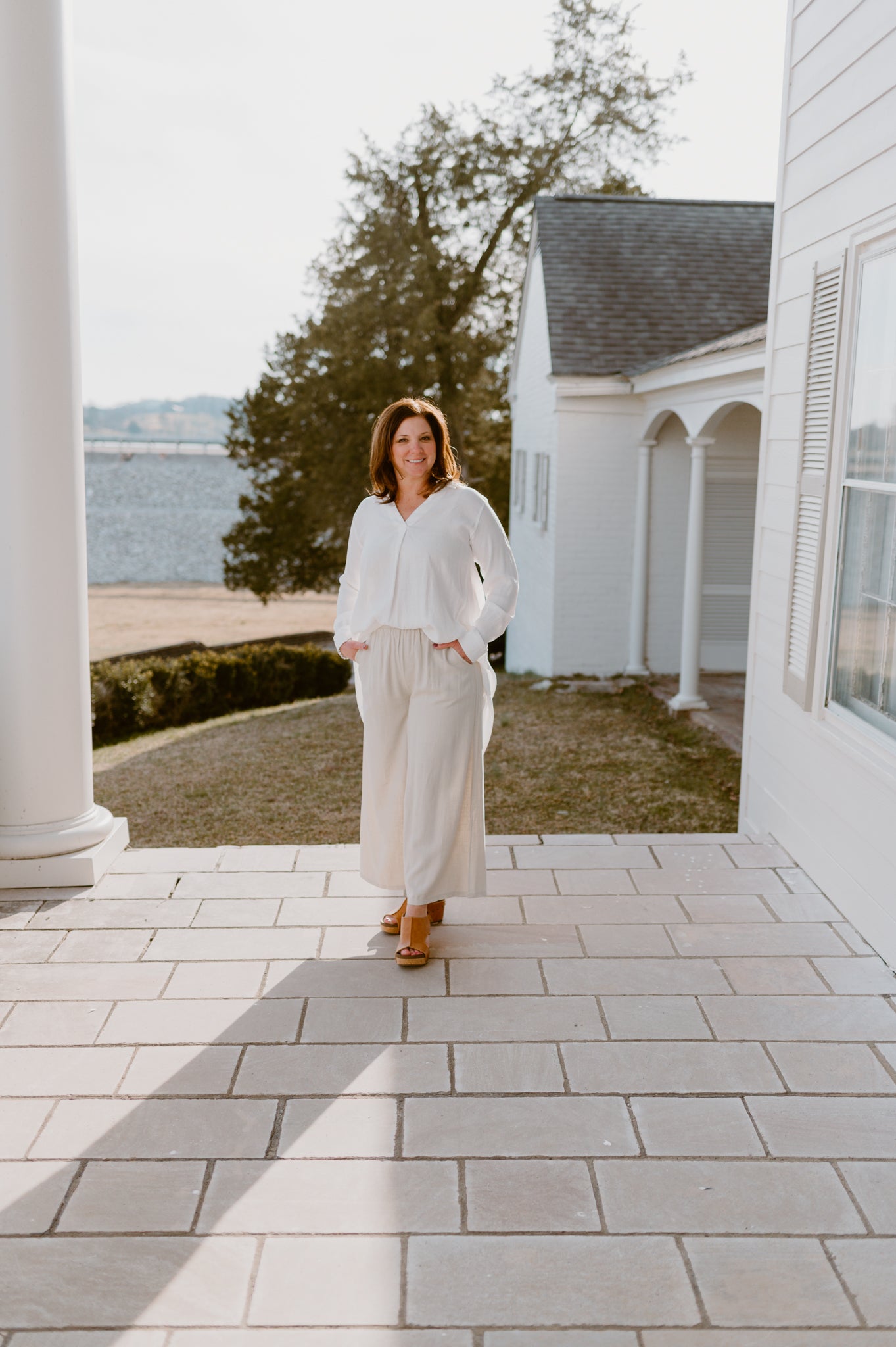 Coastal Breeze Linen Pants - Sand