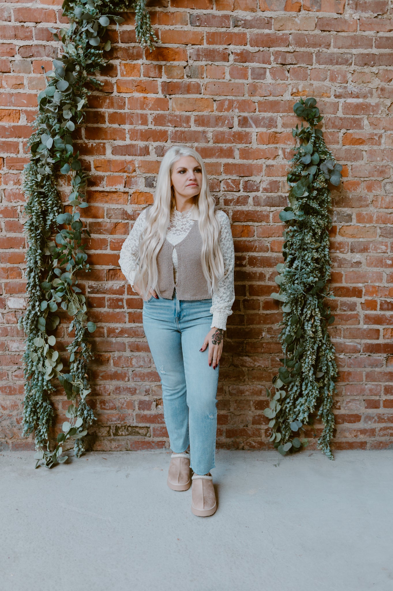 Hanna Hook + Eye Crochet Vest