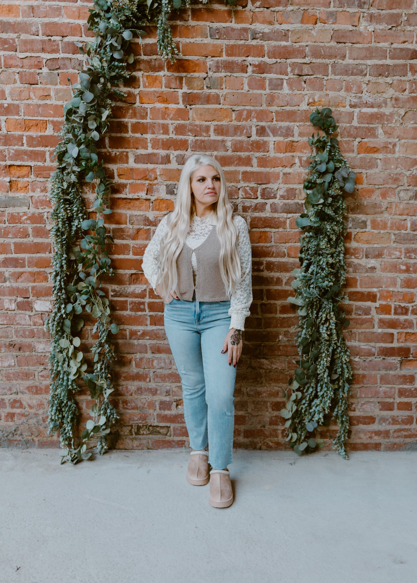 Hanna Hook + Eye Crochet Vest