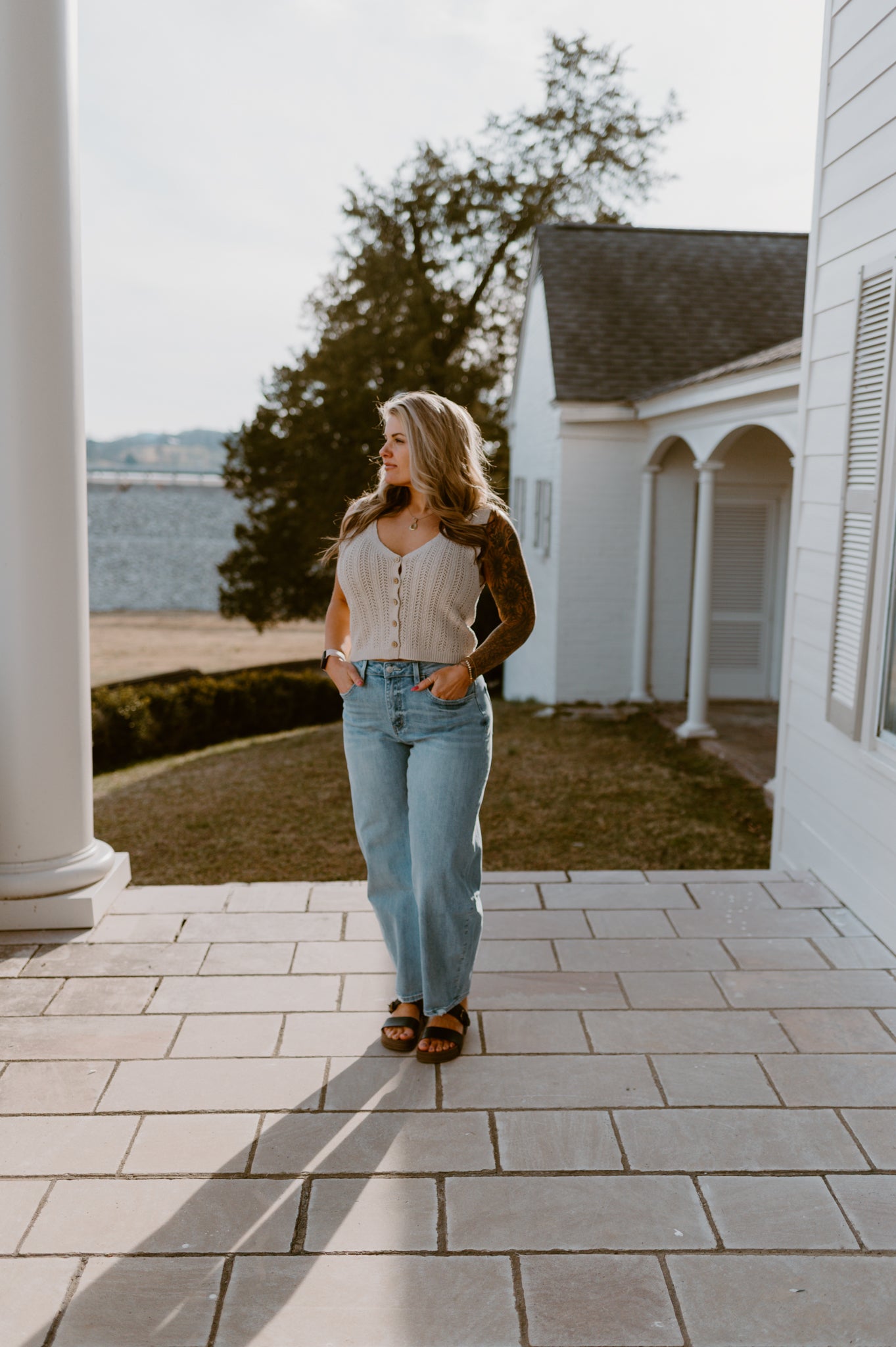Happiness and Sunshine from Loverlet: High Rise Barrel Jeans