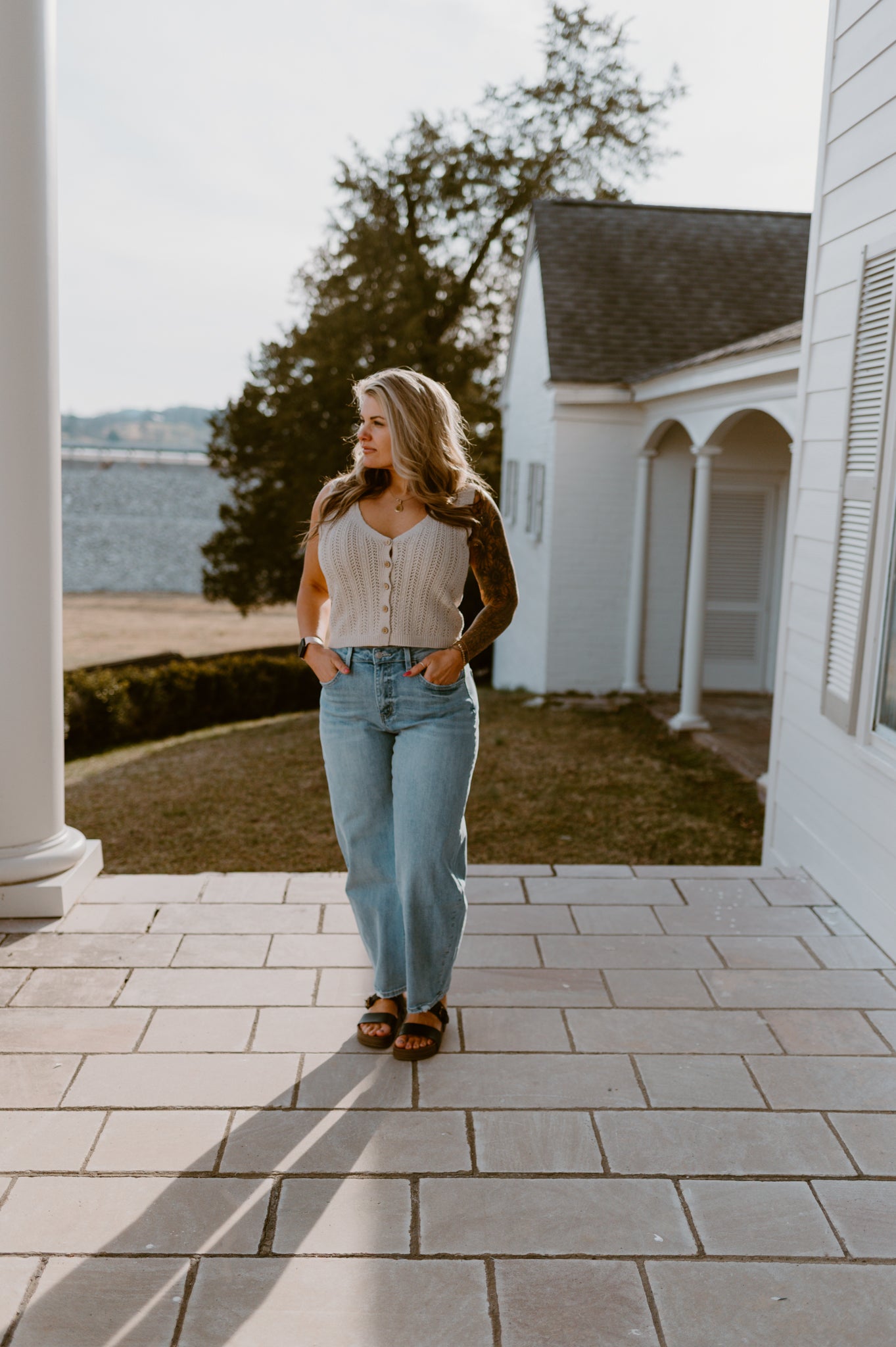 Happiness and Sunshine from Loverlet: High Rise Barrel Jeans