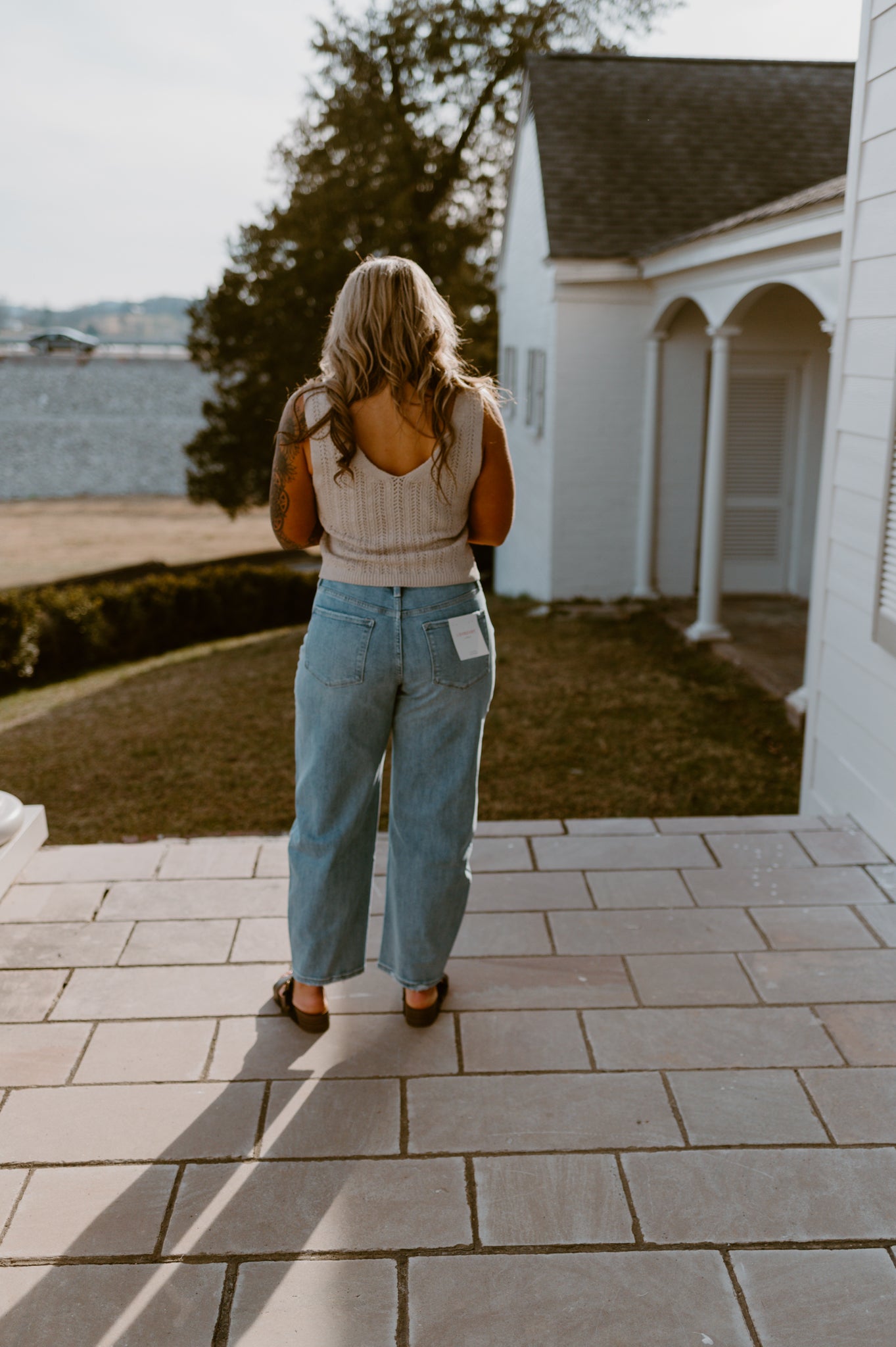 Happiness and Sunshine from Loverlet: High Rise Barrel Jeans