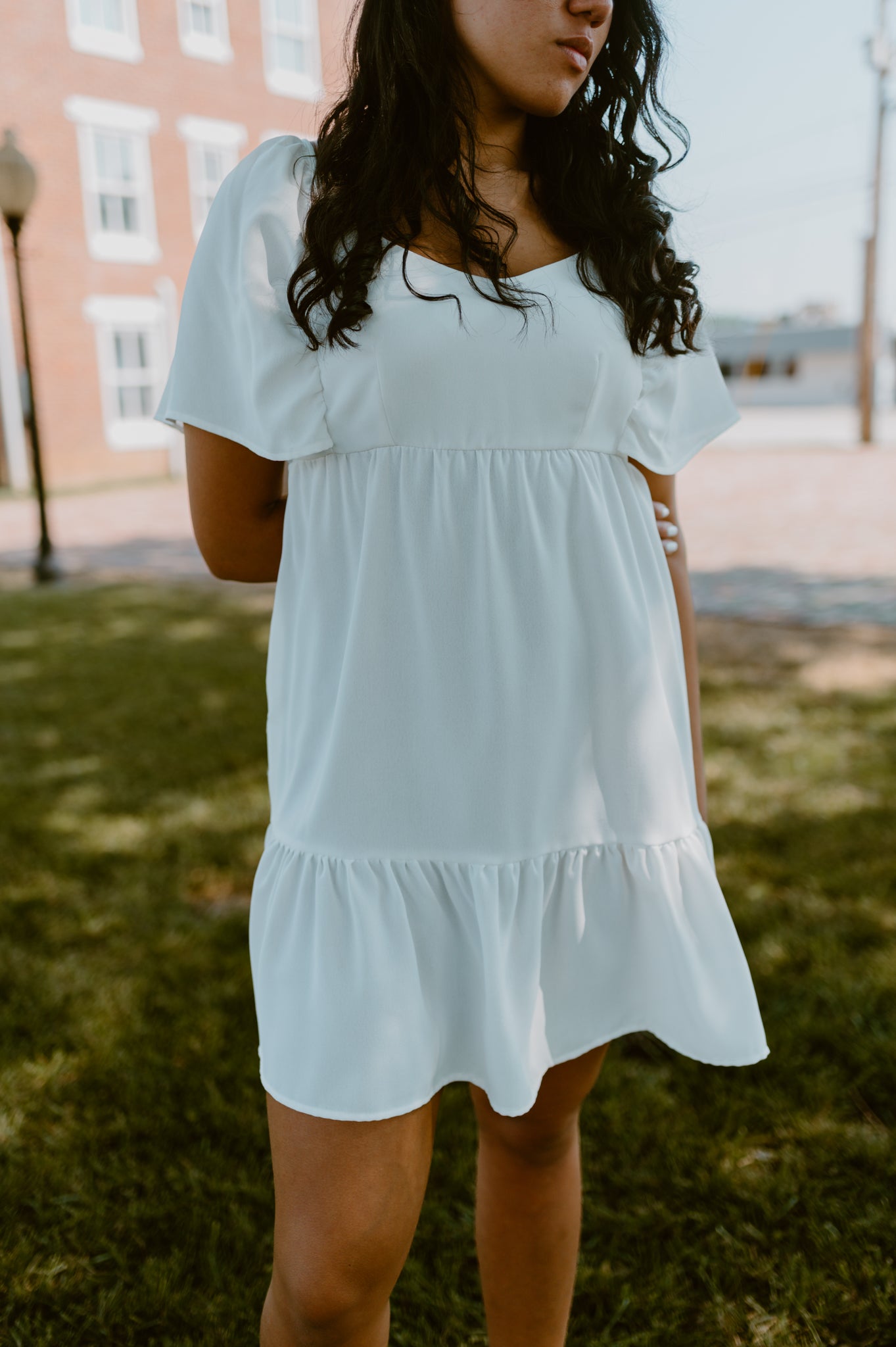 White Tiered Mini