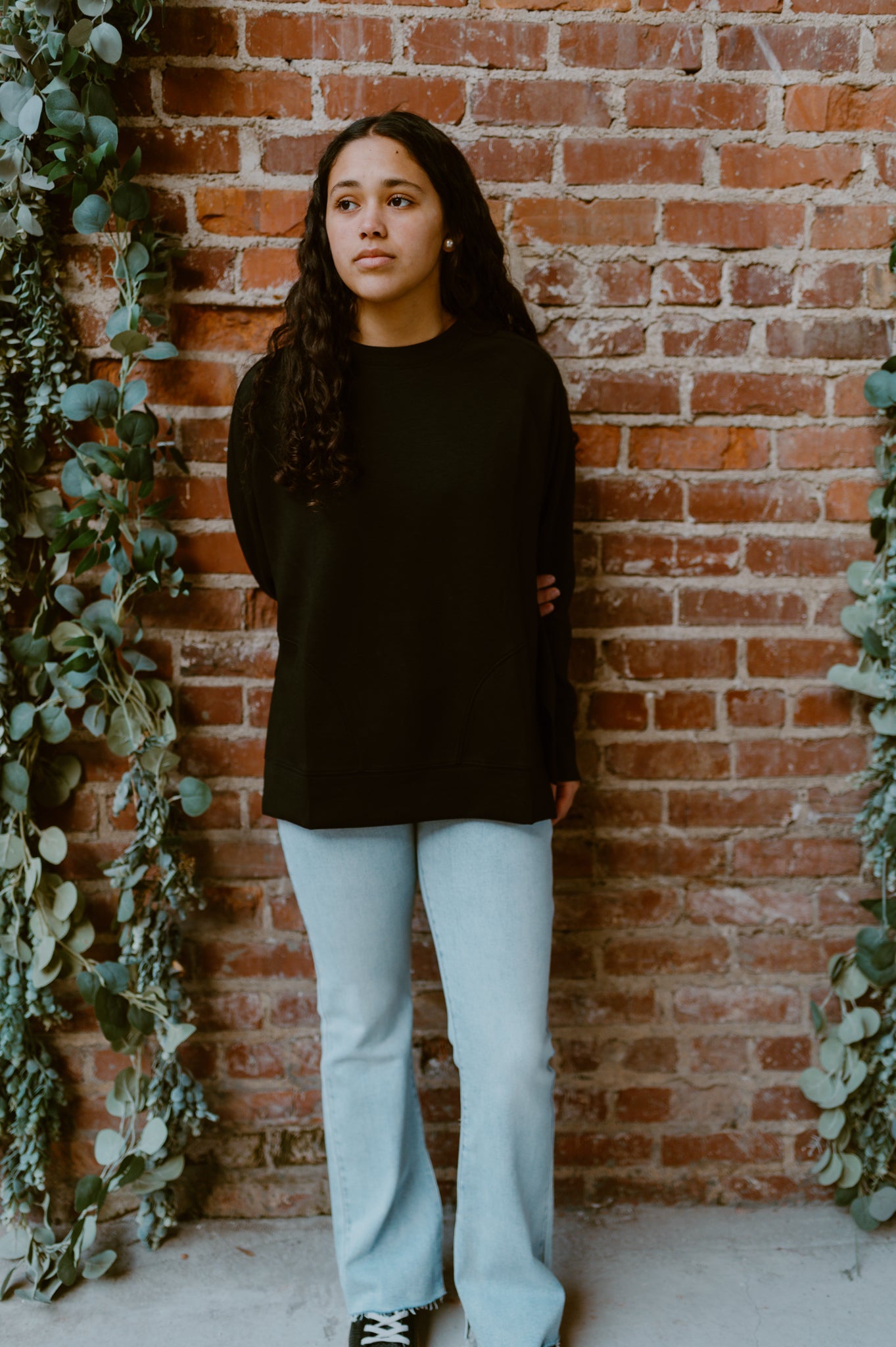 Easy Does it Pullover | Black