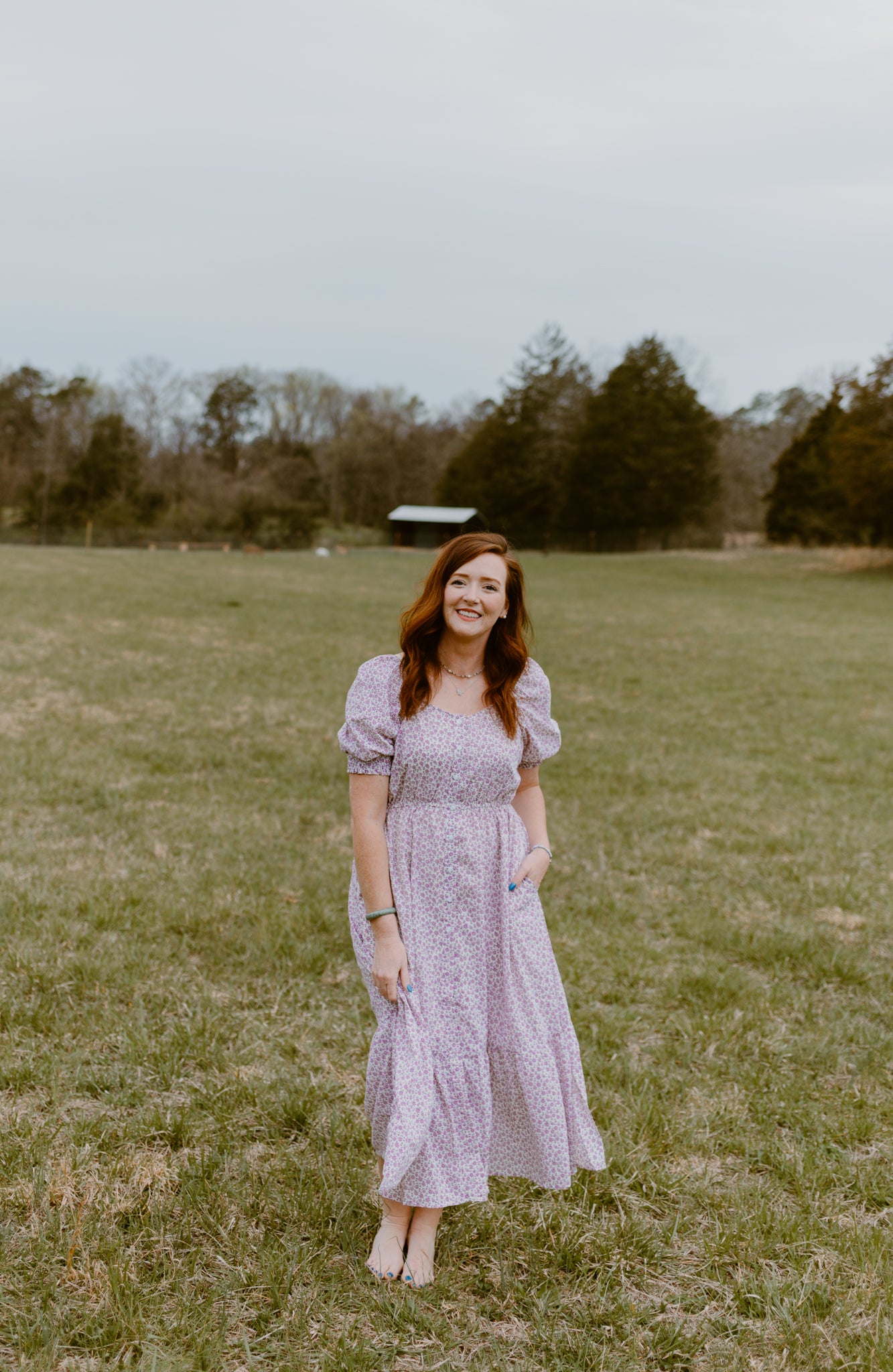 Meadow Bloom Floral Midi