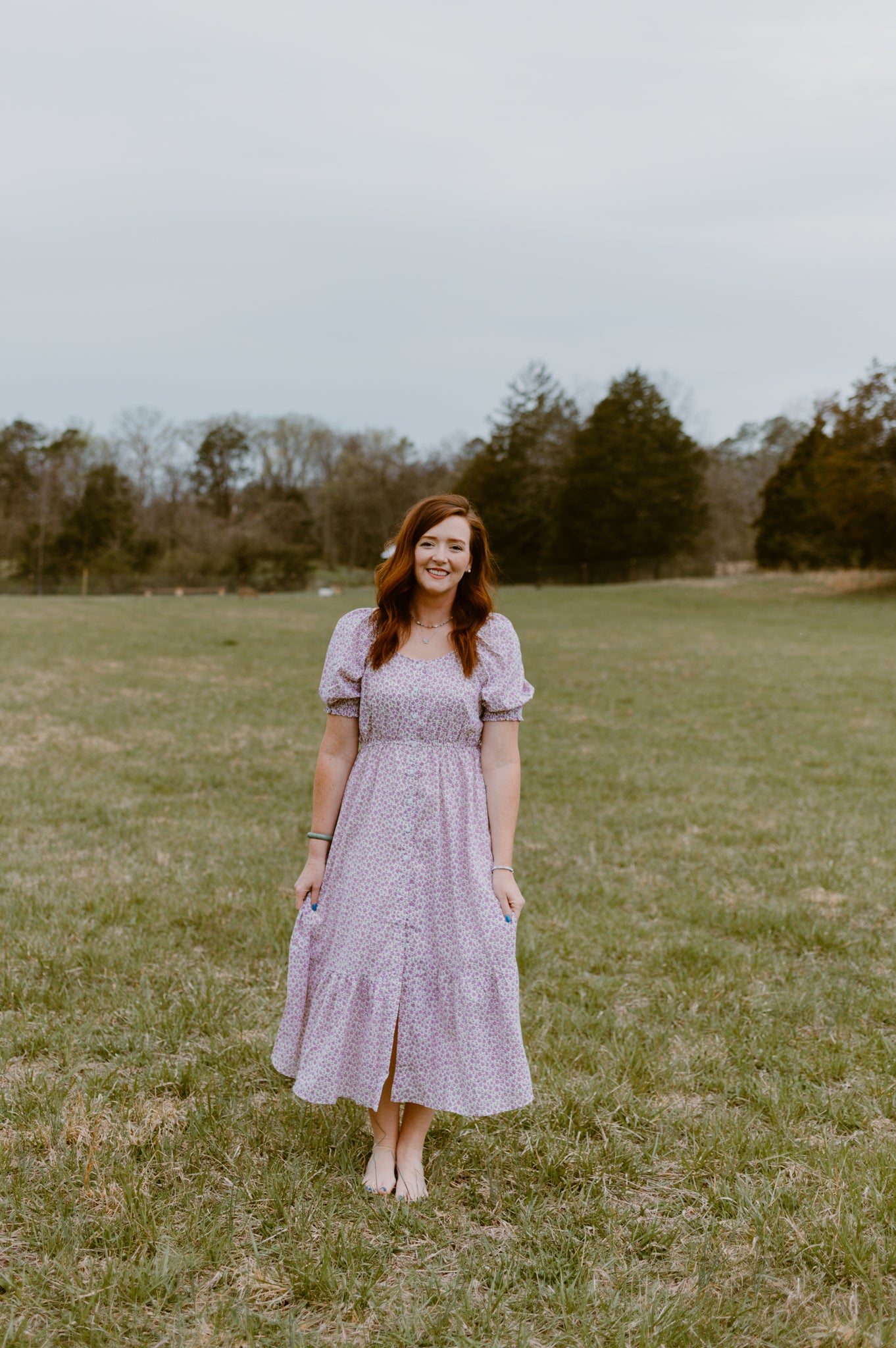 Meadow Bloom Floral Midi