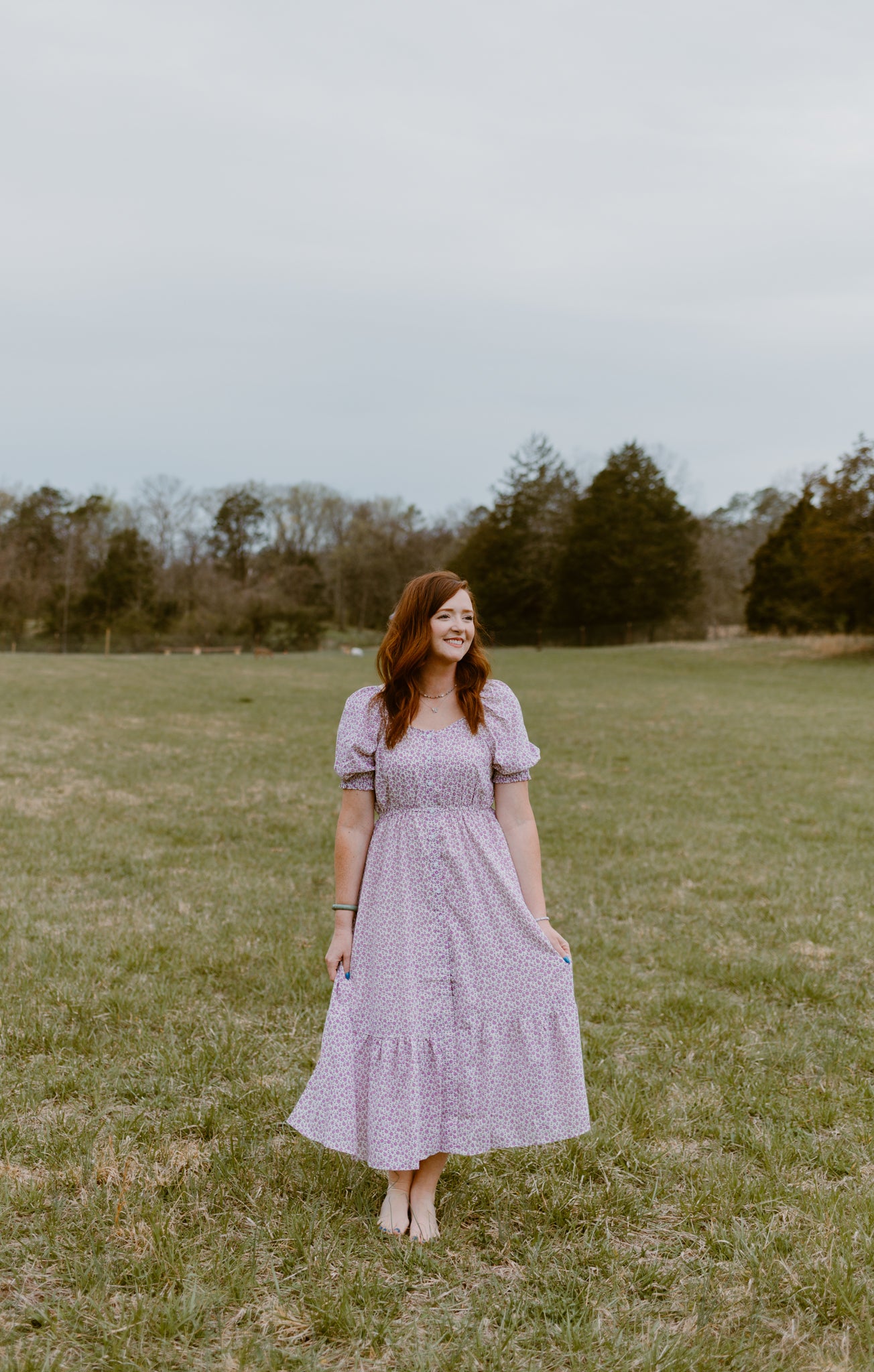 Meadow Bloom Floral Midi