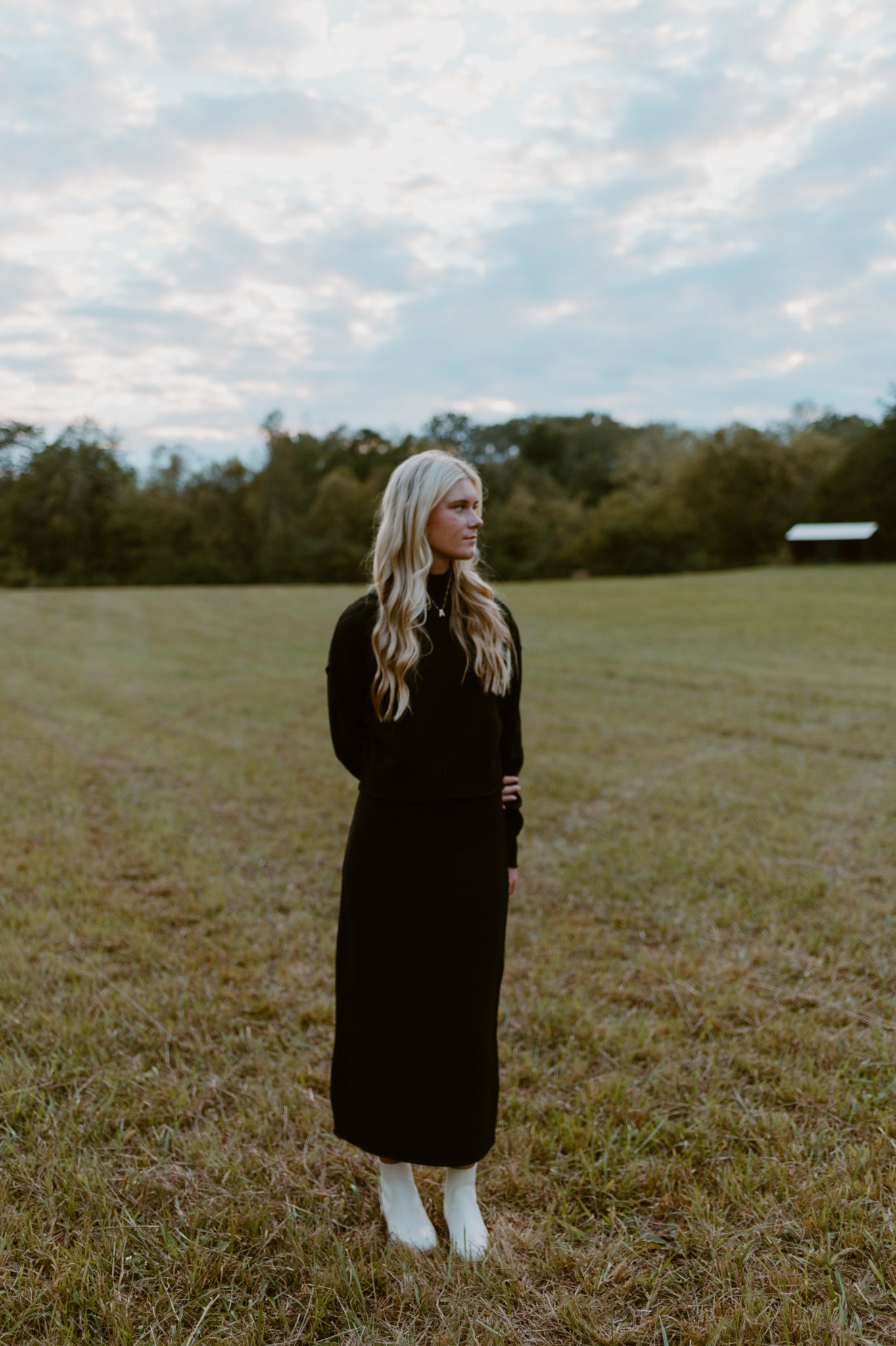 Payton Knitted Set | Black