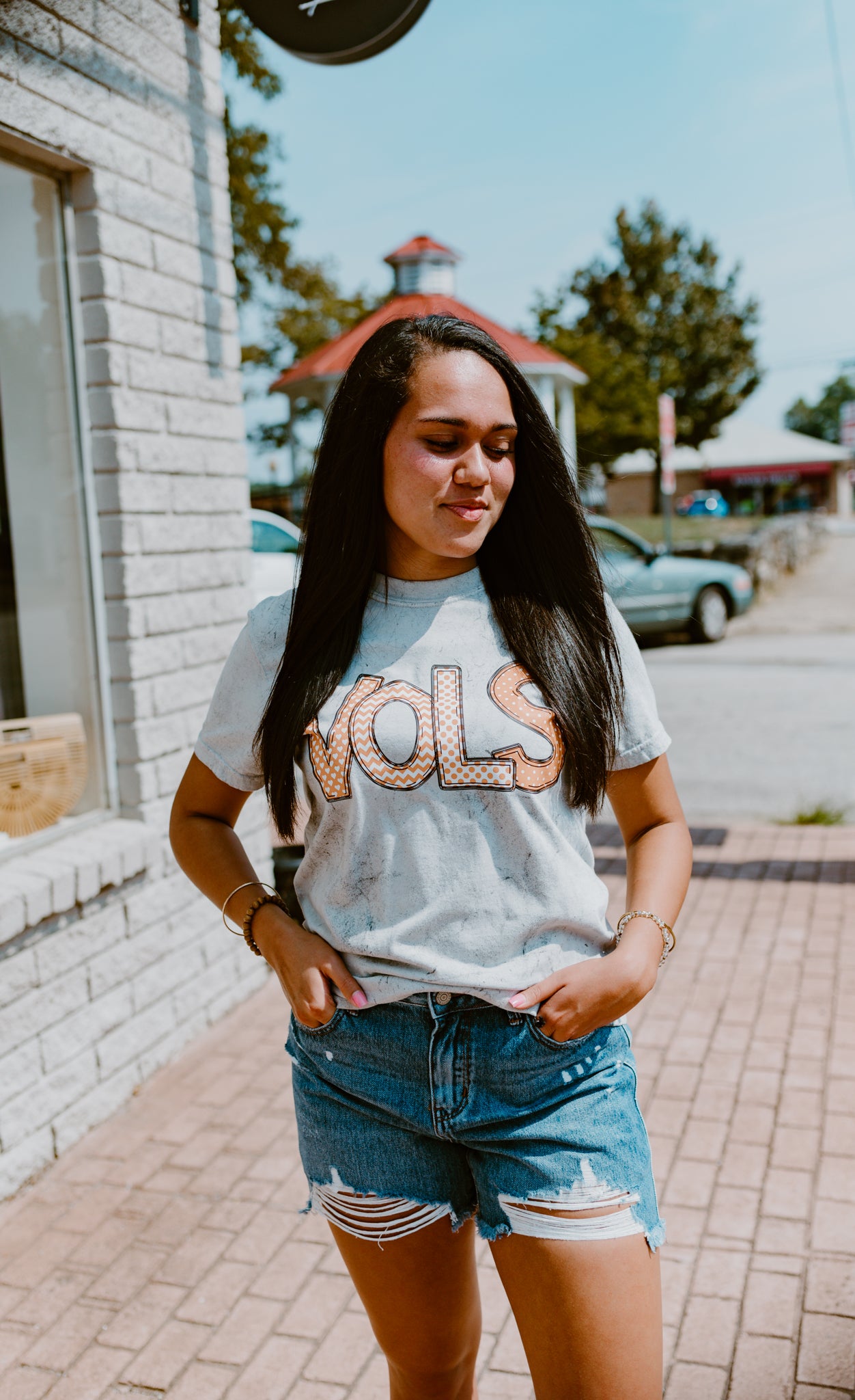 Vols Polka Dot Graphic Tee