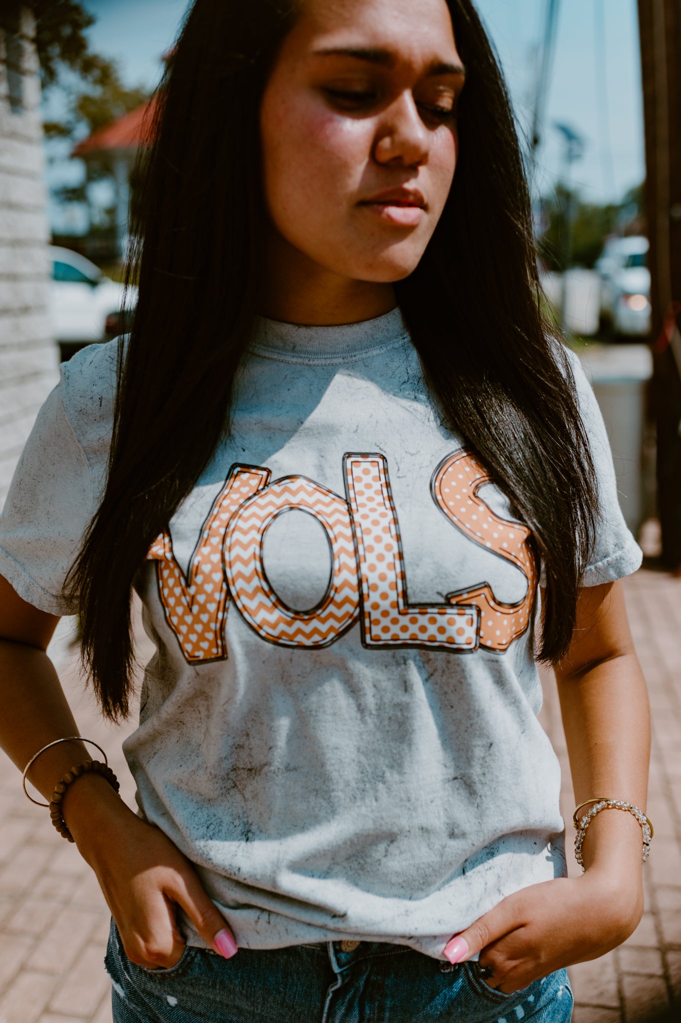 Vols Polka Dot Graphic Tee