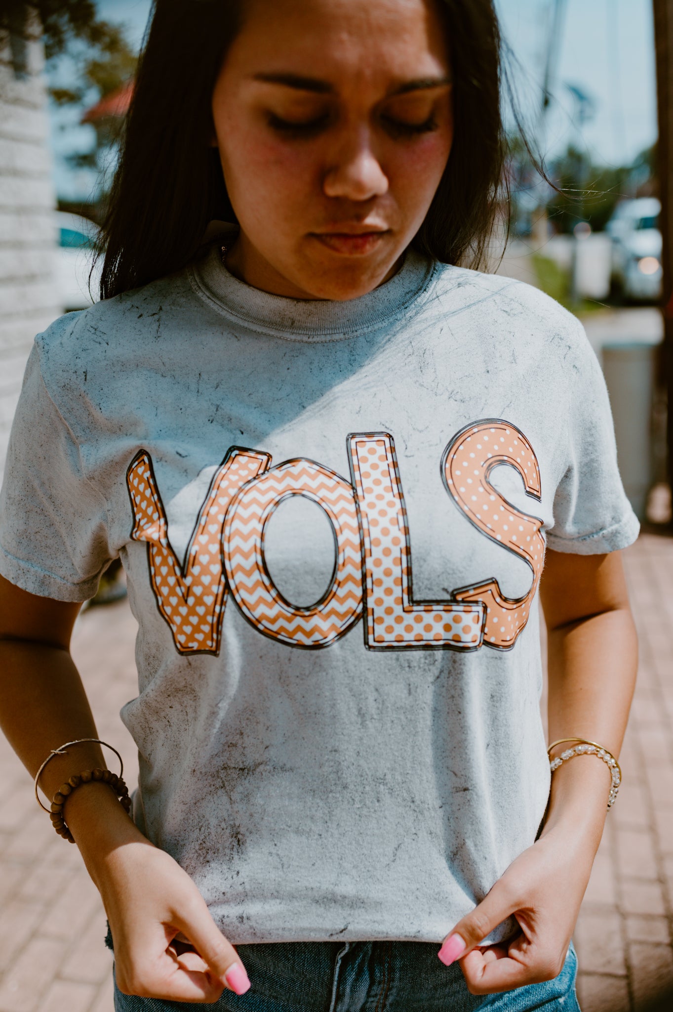 Vols Polka Dot Graphic Tee