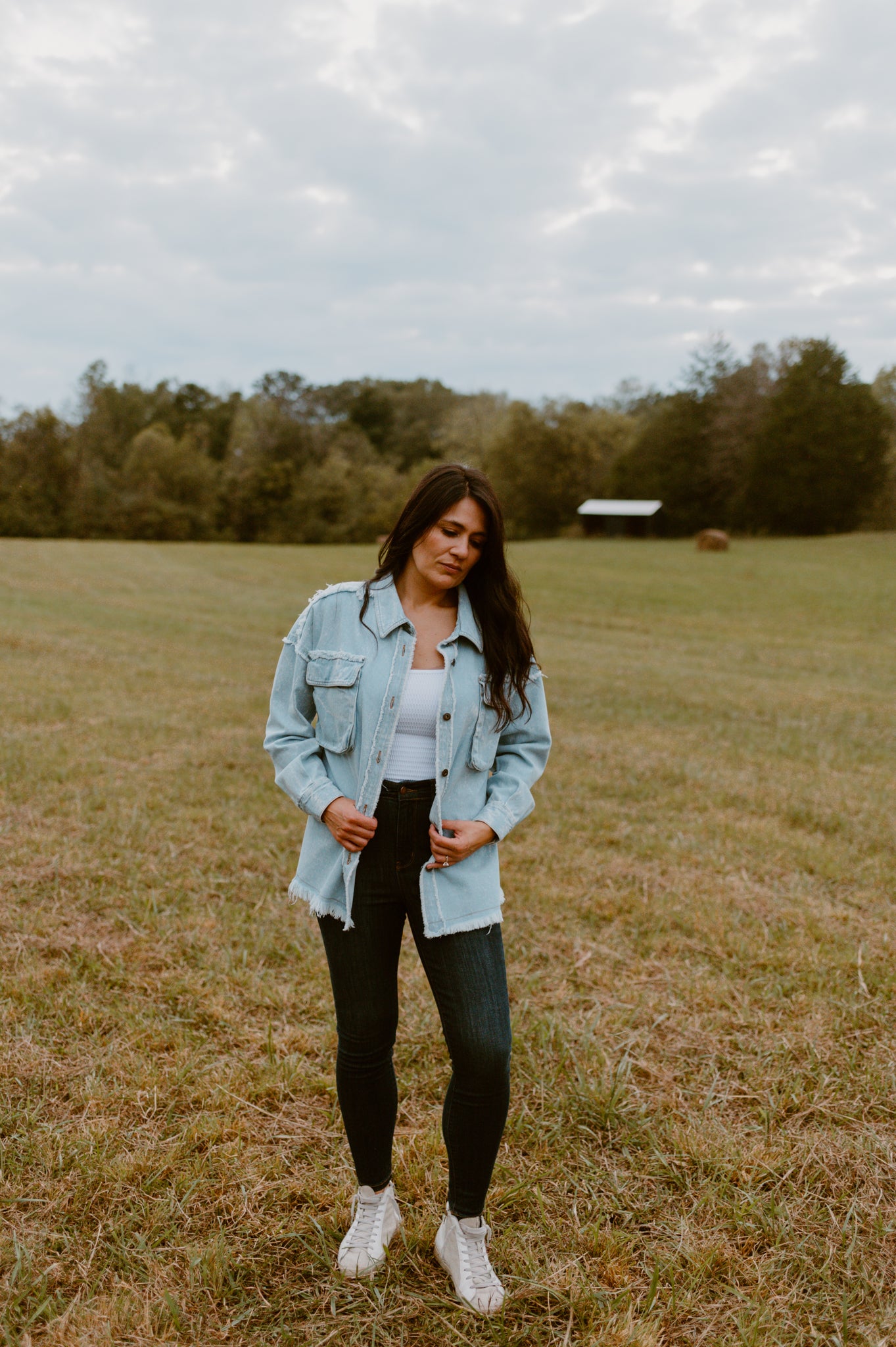 All the Things Oversized Denim Shacket