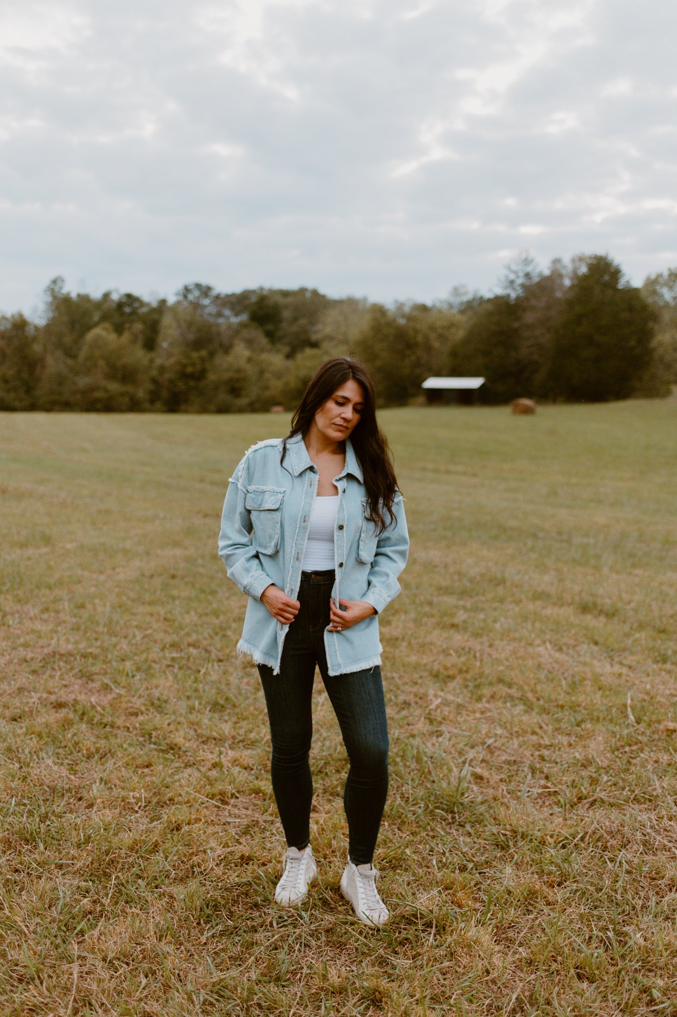 All the Things Oversized Denim Shacket