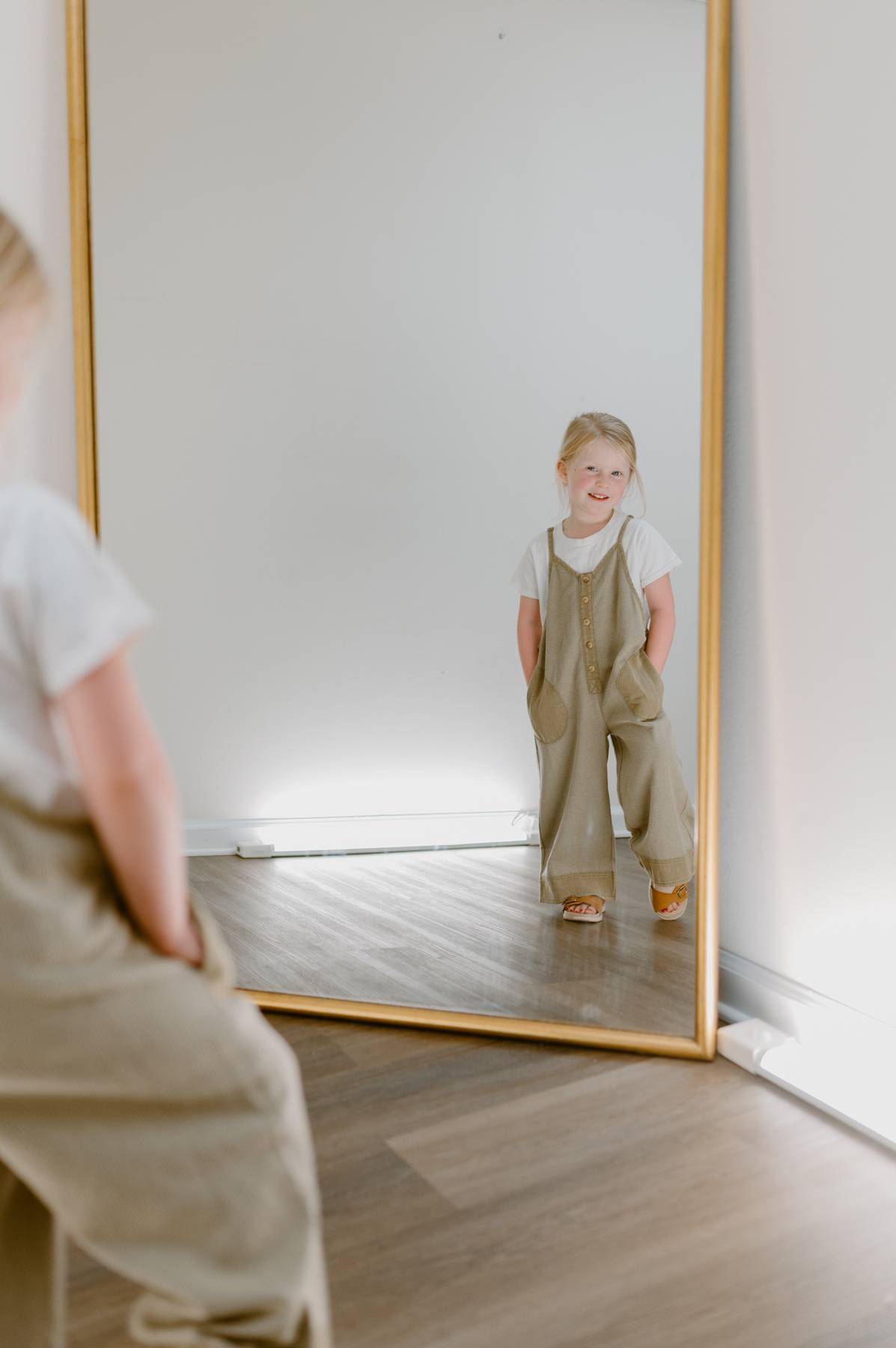 The Mini Easy Street Jumpsuit | Washed Sage