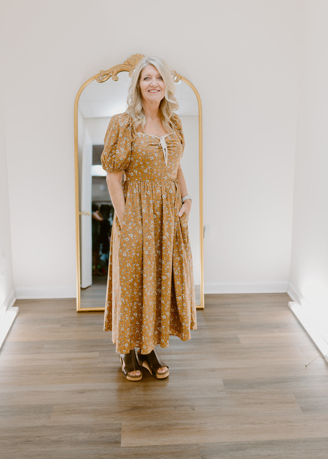Golden Hour Bloom Dress | Toffee
