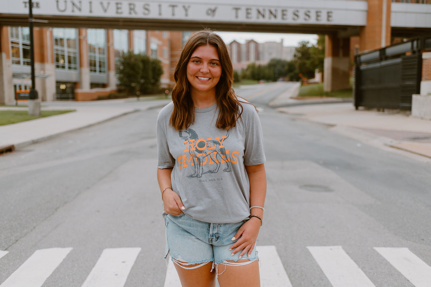 Holy Smokes SS Tee- Grey