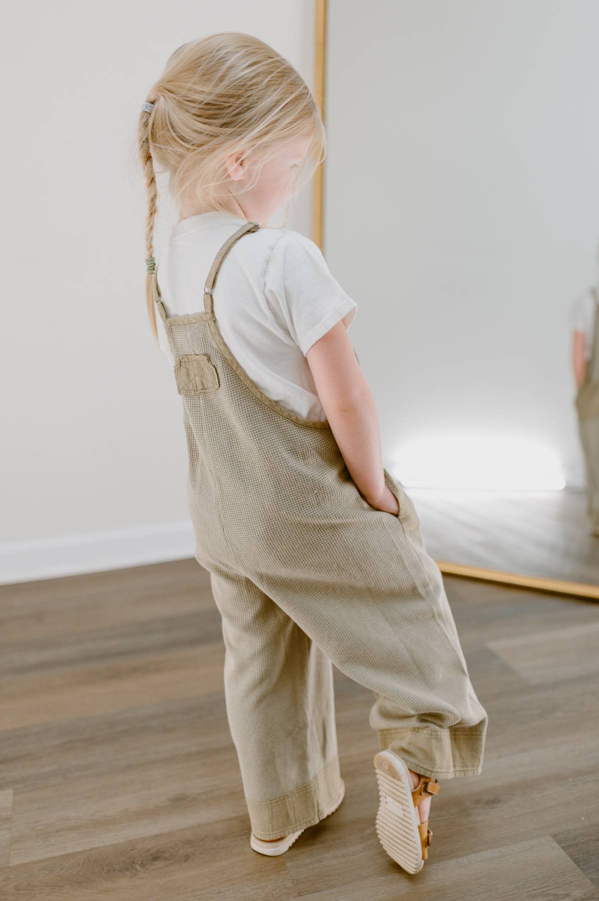 The Mini Easy Street Jumpsuit | Washed Sage