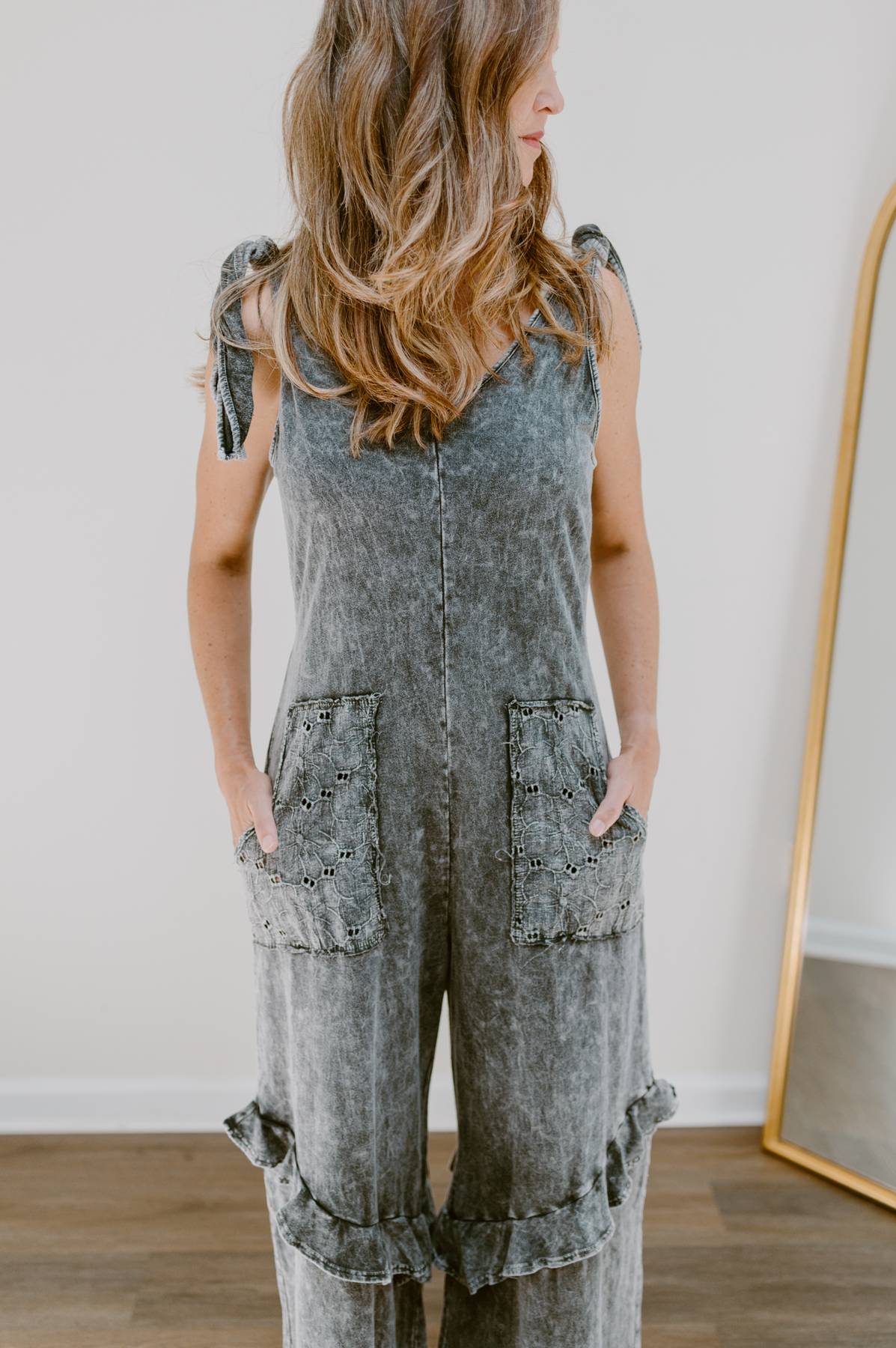 The Eloise Ruffle Jumpsuit | Black