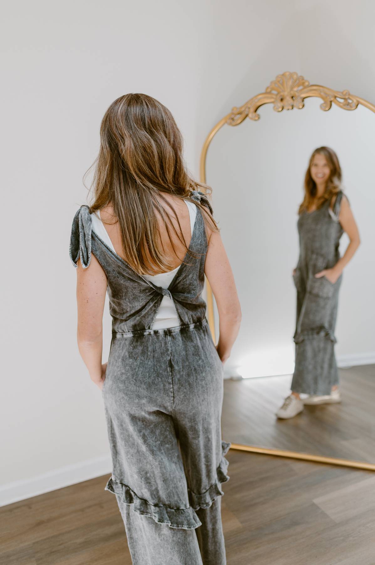 The Eloise Ruffle Jumpsuit | Black