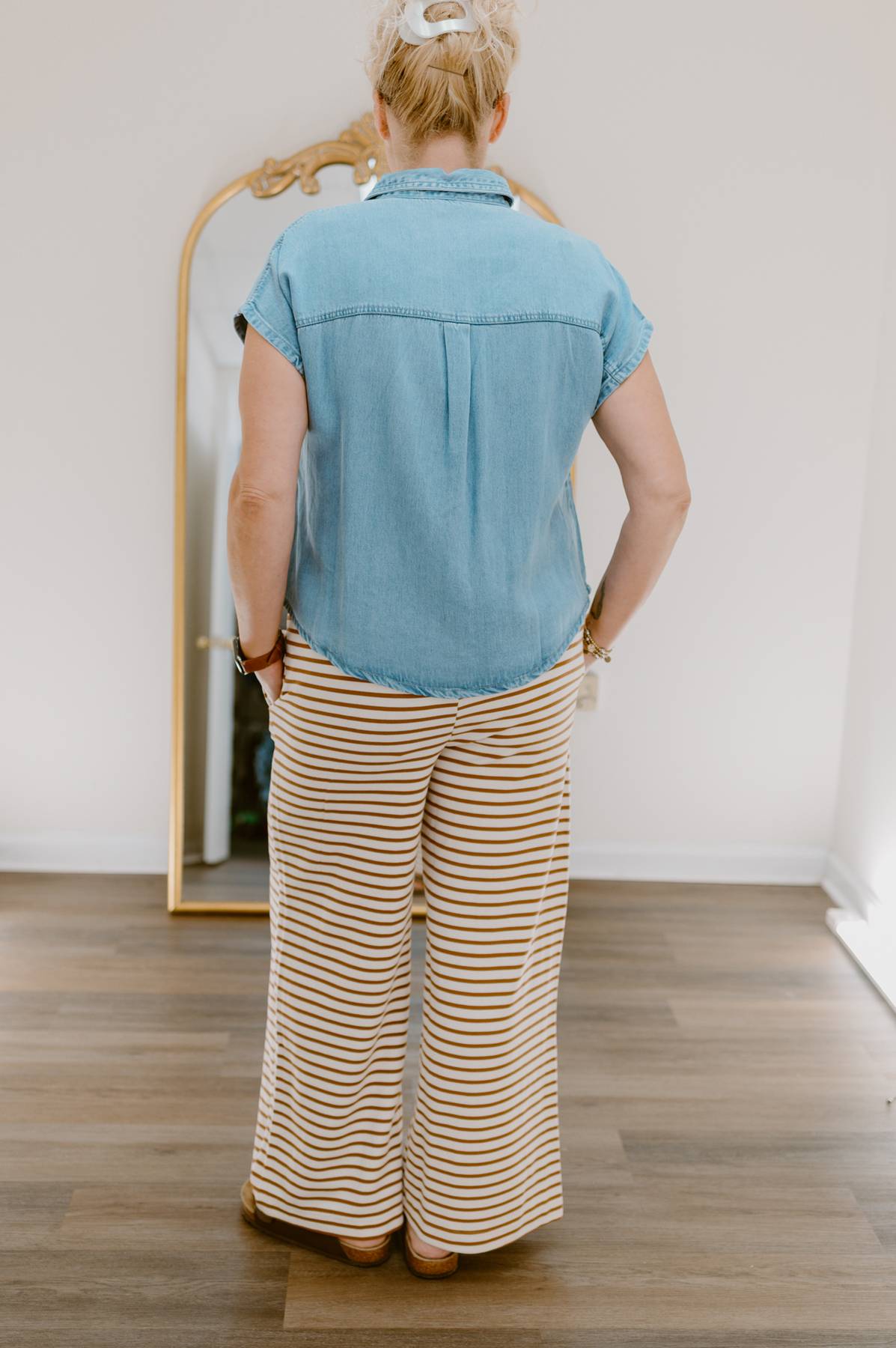 Briley Striped Wide Leg Pants