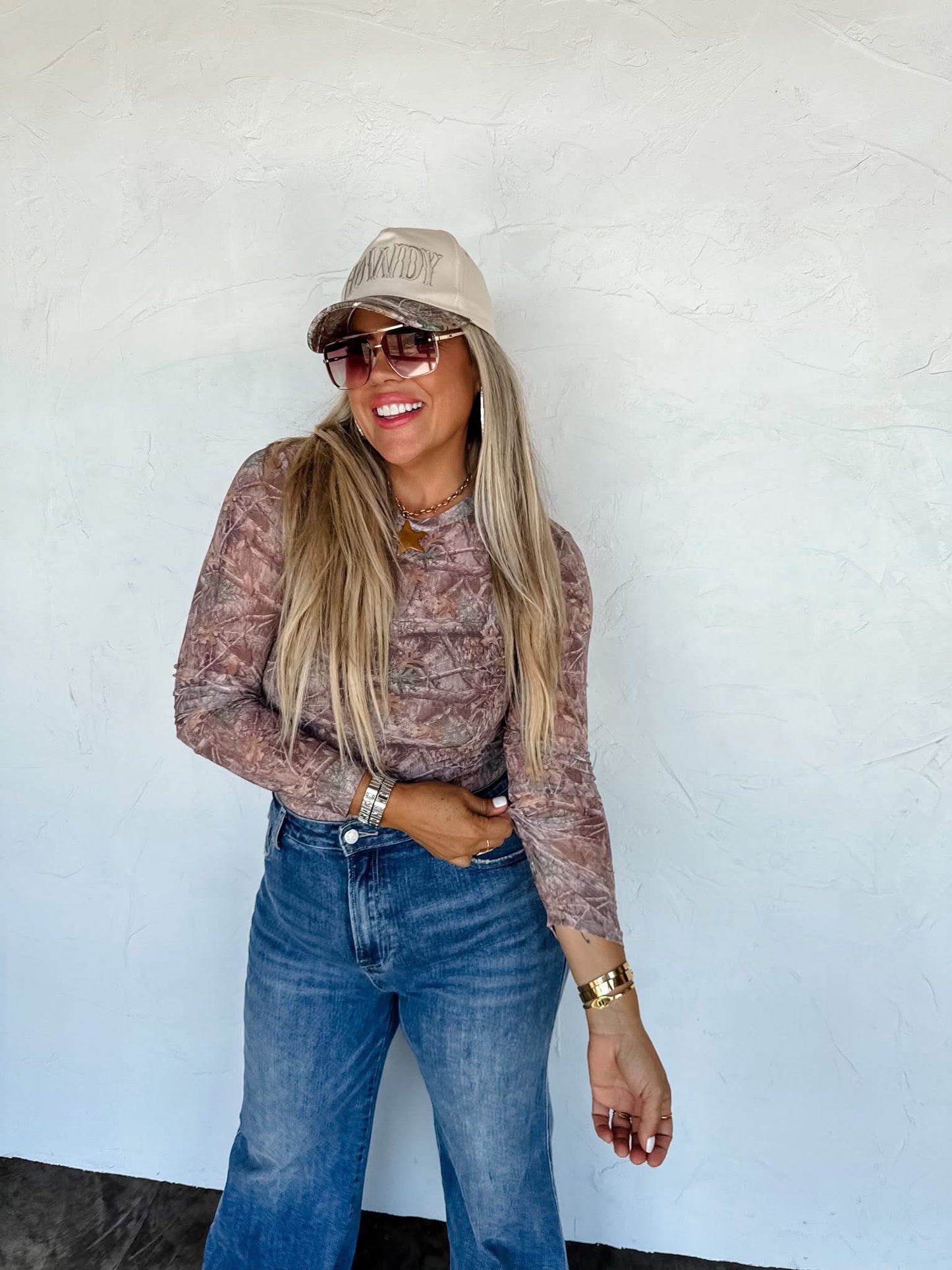 Wild Terrain Mesh Top | Camo