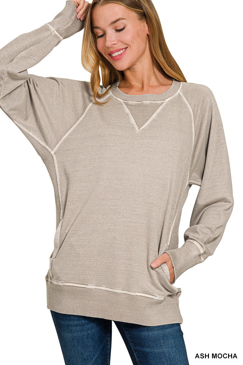 The Cozy Corner Pullover | Ash Mocha