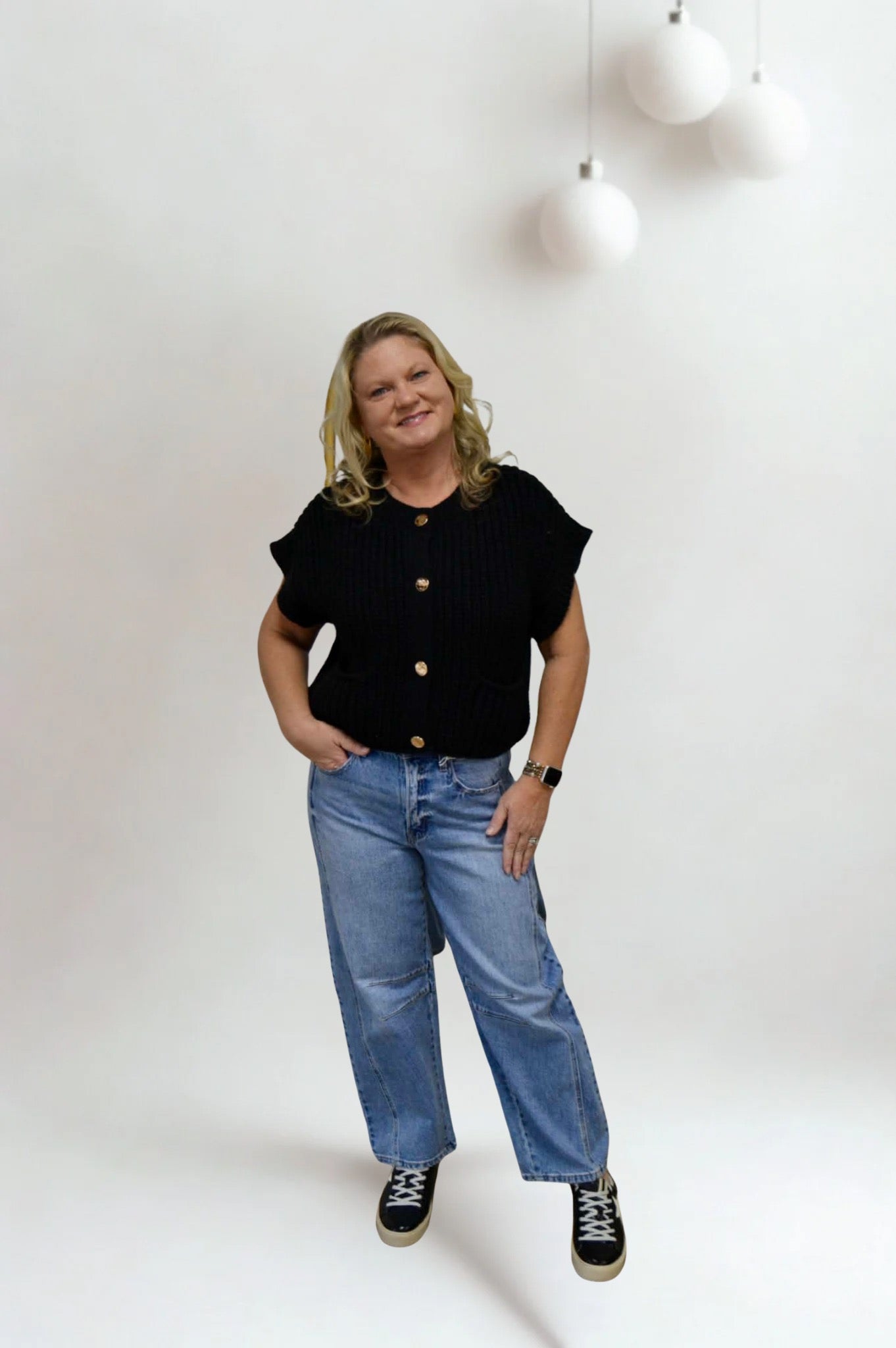 The Chloe Sweater Vest | Black