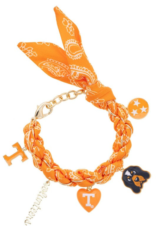 Smokey Bandana Charm Bracelet
