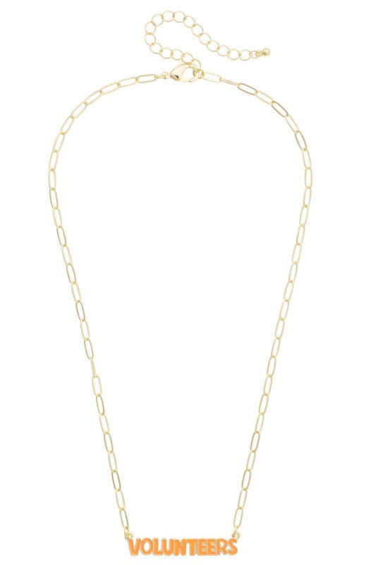 Volunteers Nameplate Necklace