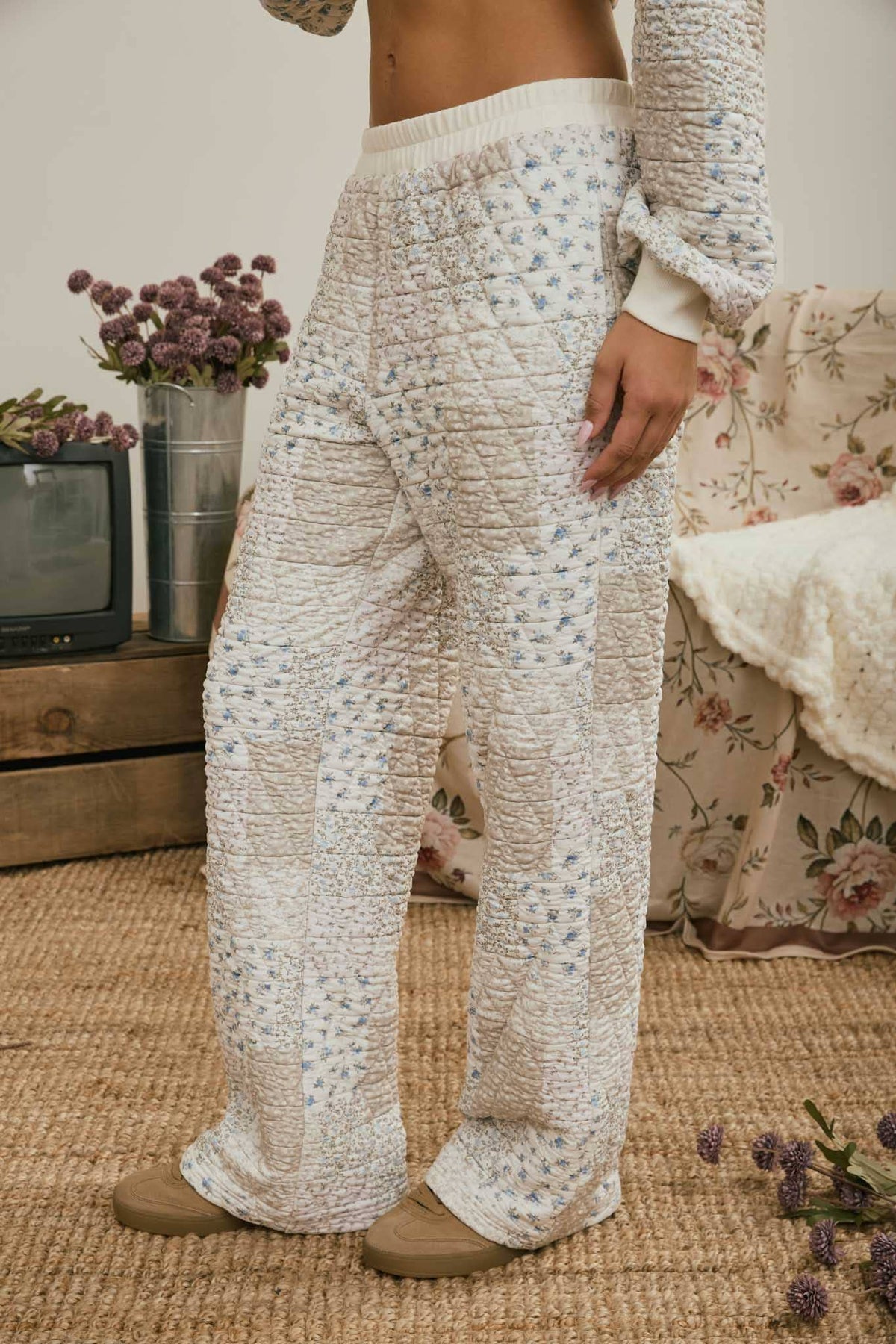 Heirloom Garden Quilted Pants