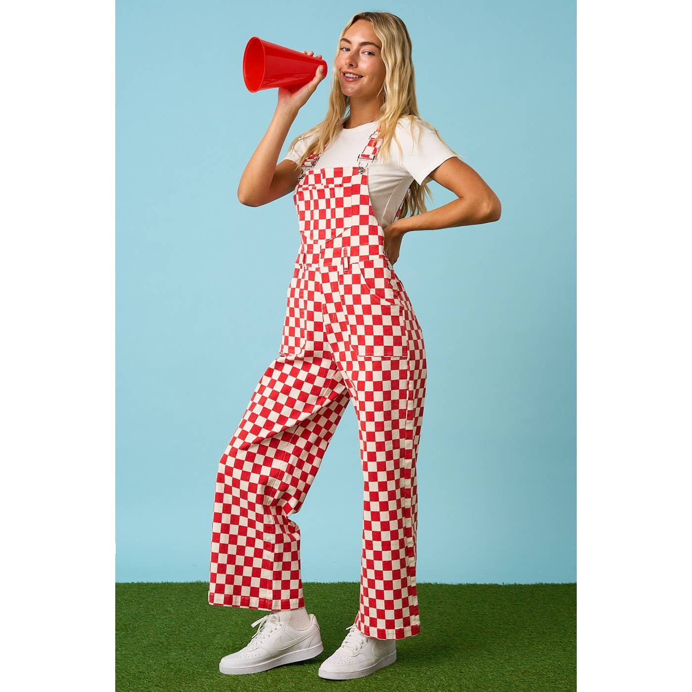 The Checkerboard Edit Overalls