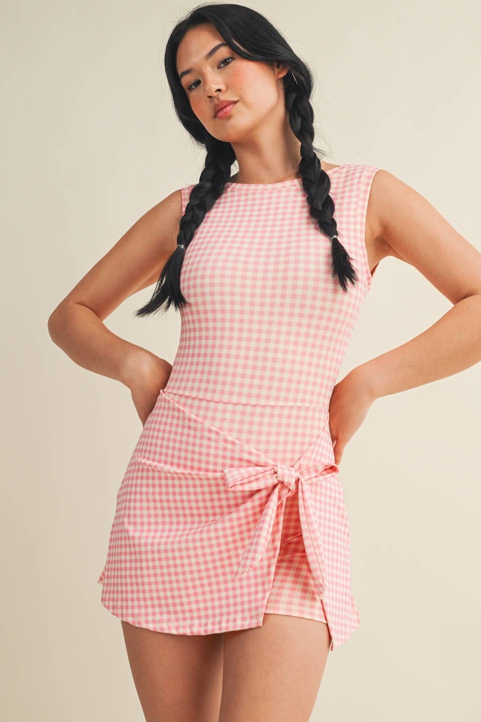 The Tailgate Social Skort Romper