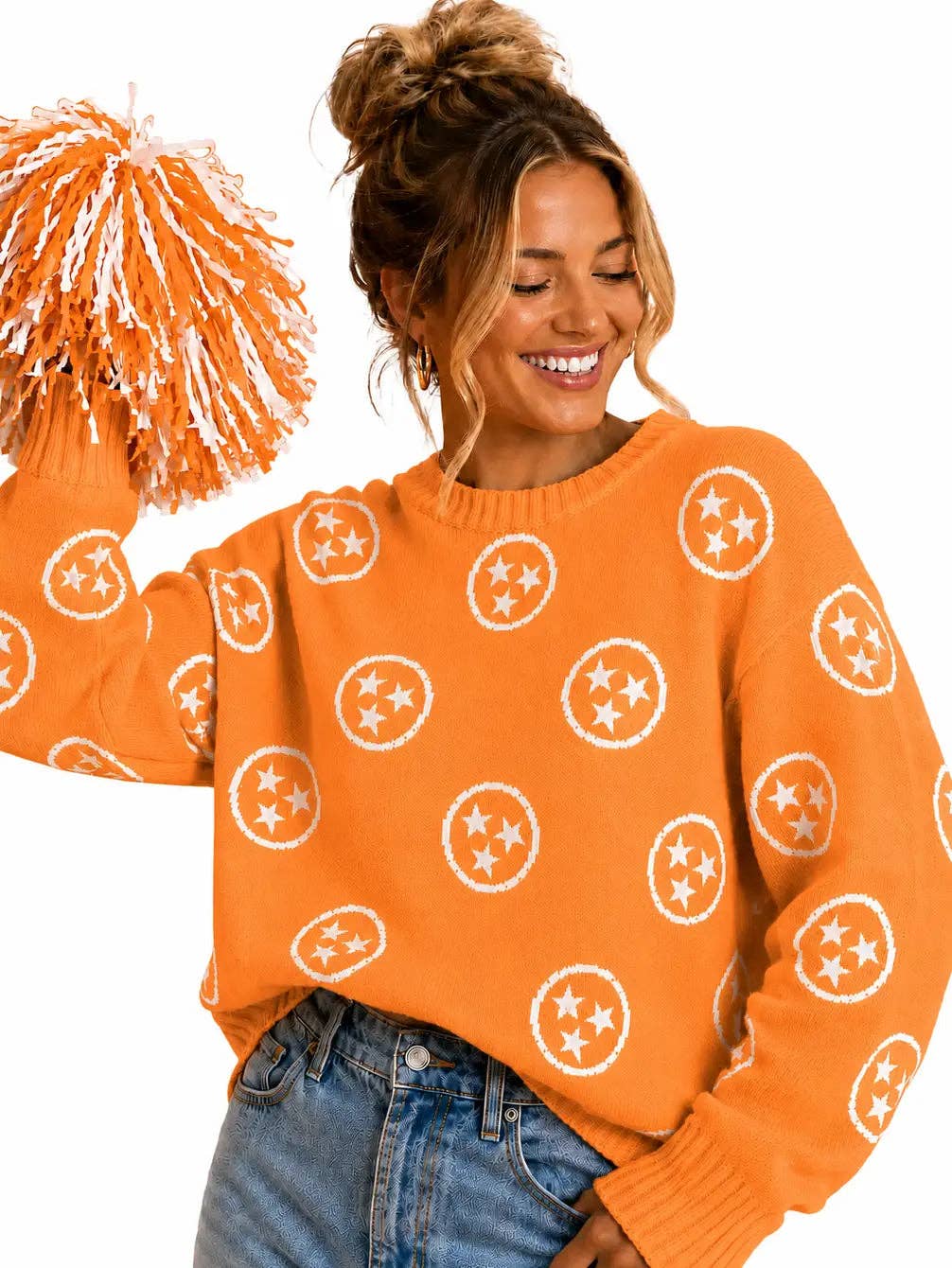 Volunteer State Tri-Star Knit Sweater